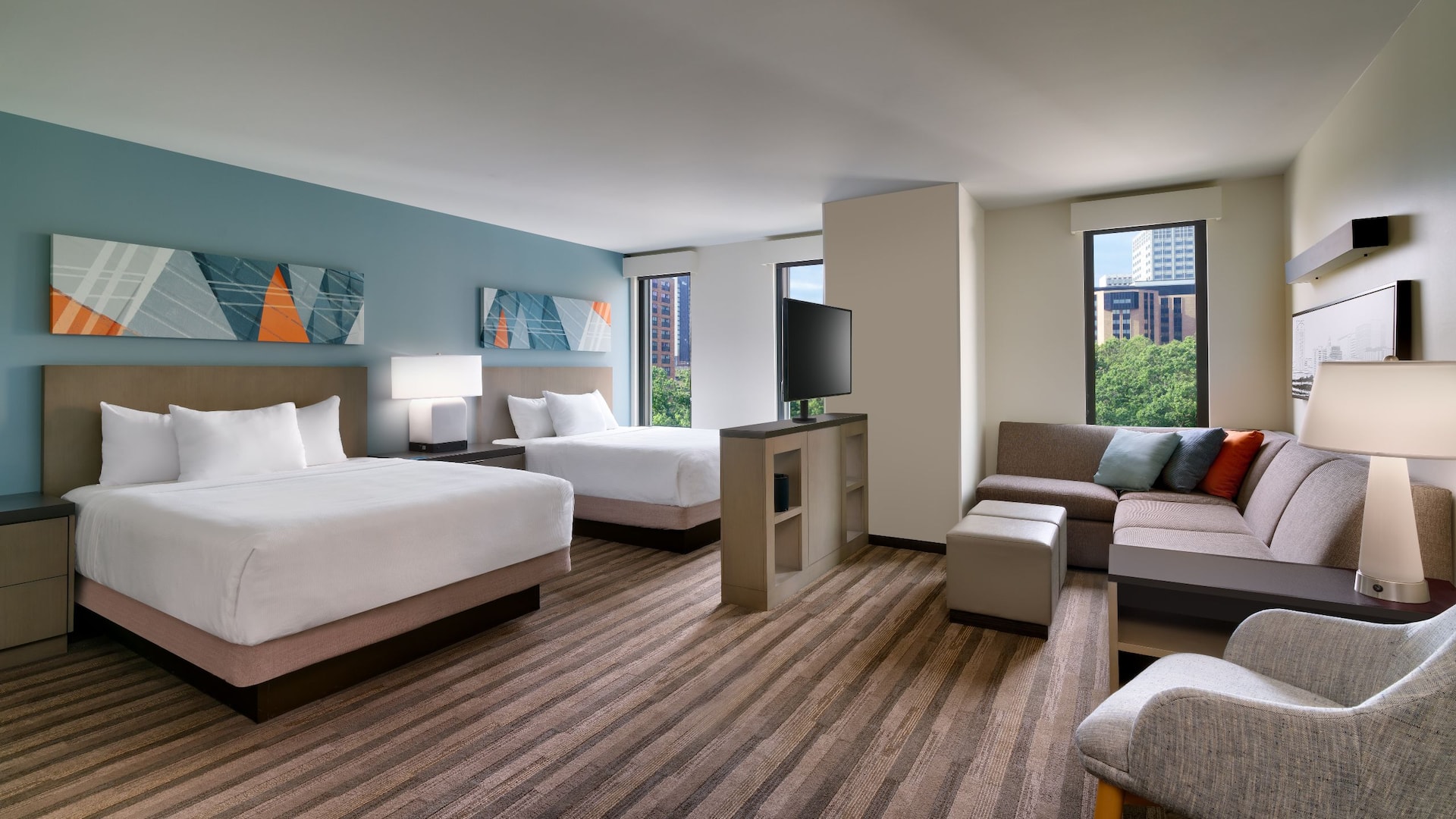 Hyatt House Rochester / Mayo Clinic Area Two Queen Den Studio Suite