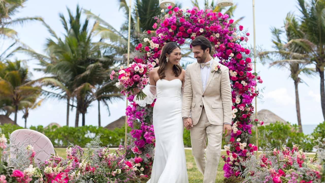 Outdoor Wedding at Hyatt Ziva Riviera Cancun