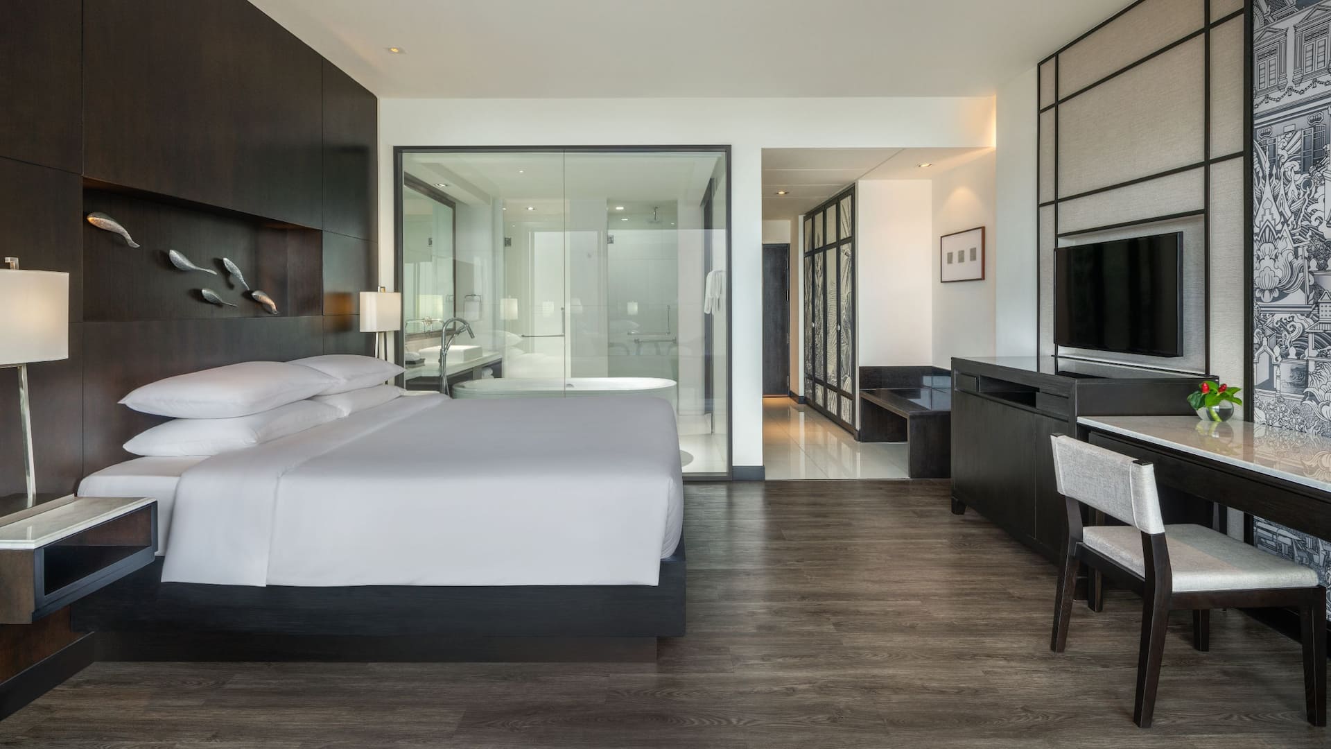 Hyatt Regency Phuket Resort King Ocean View Bedroom Inside