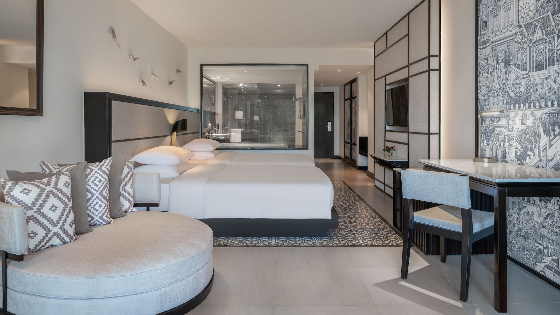 5 จาก 5 Hyatt Regency Phuket Resort Twin Bed Garden View Bedroom Inside