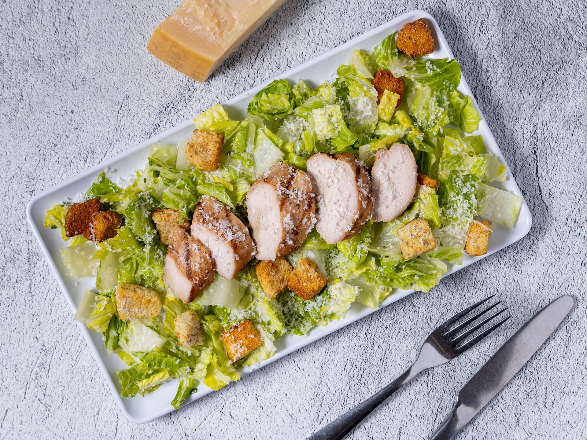 Hyatt HouseHyatt Place Chicken Caesar Salad Top View