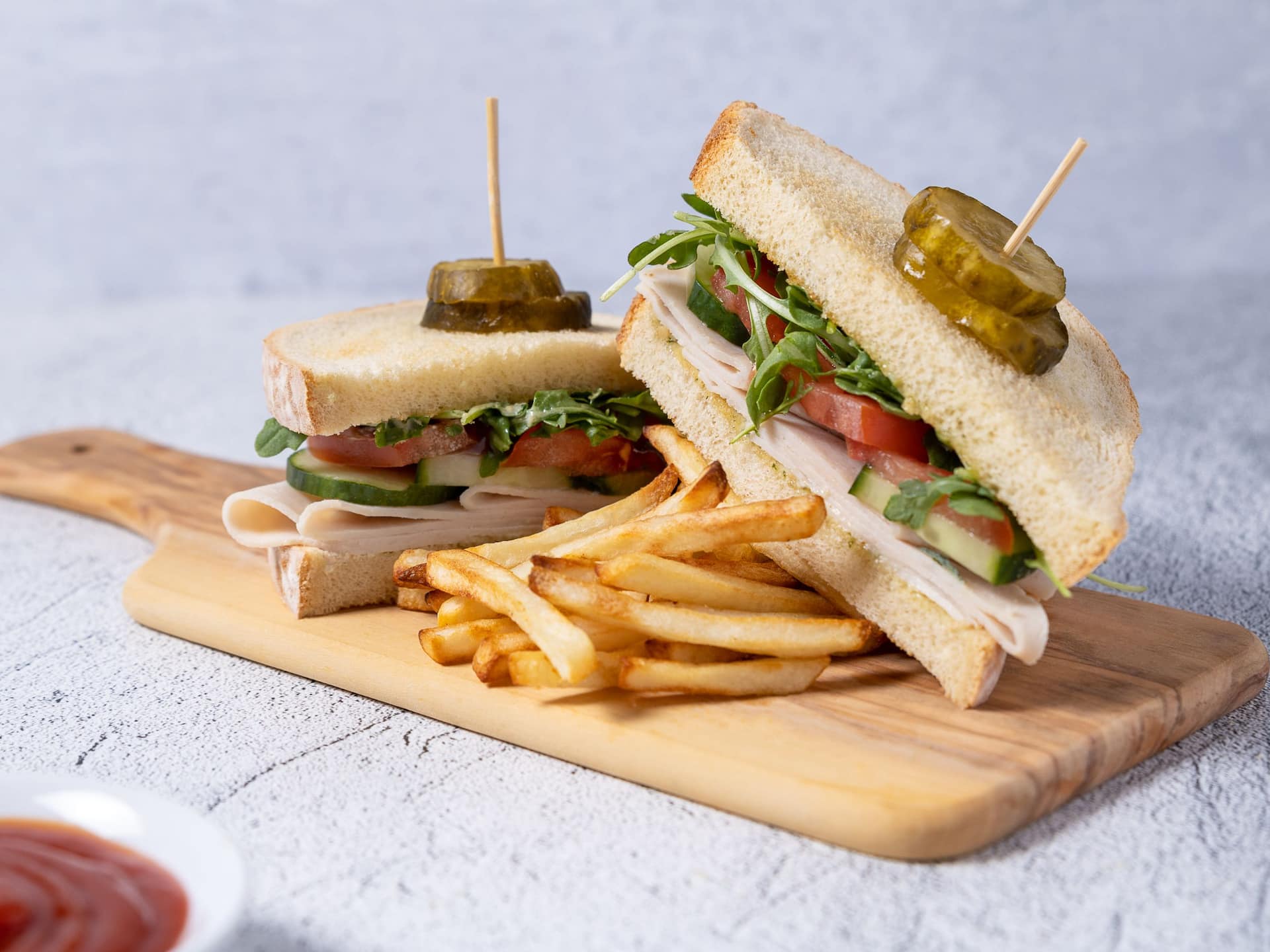 Hyatt HouseHyatt Place Turkey Presto Sandwich With Fries