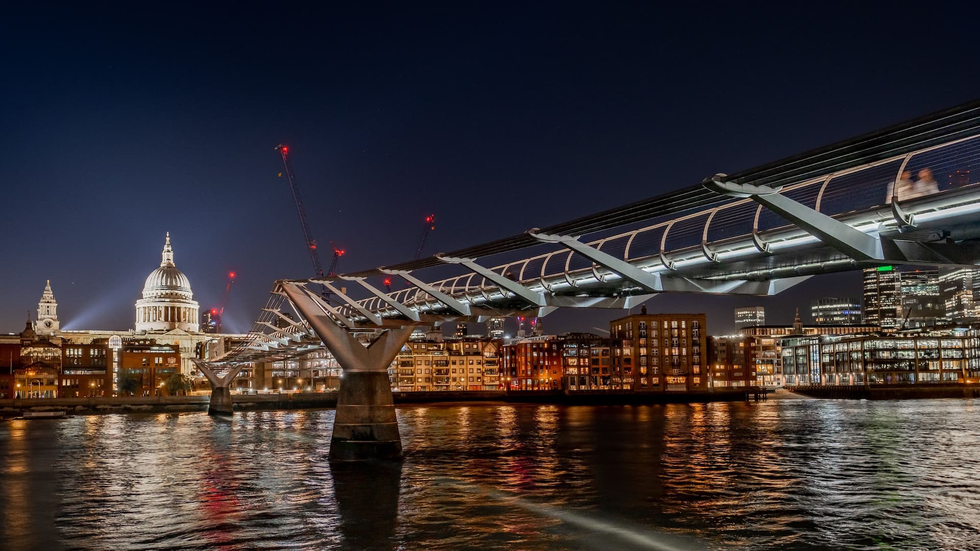 Hyatt Regency London Blackfriars Exterior Thames London Night