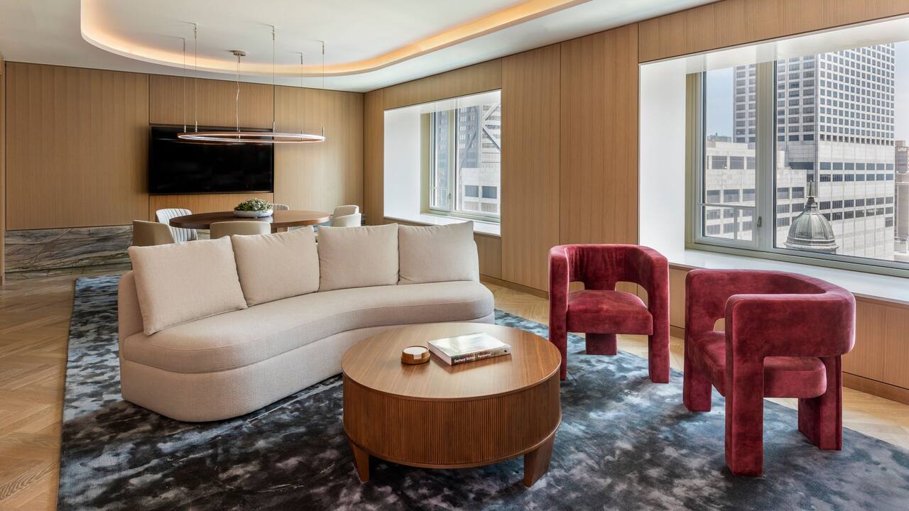 Park Hyatt Dusable Suite Living