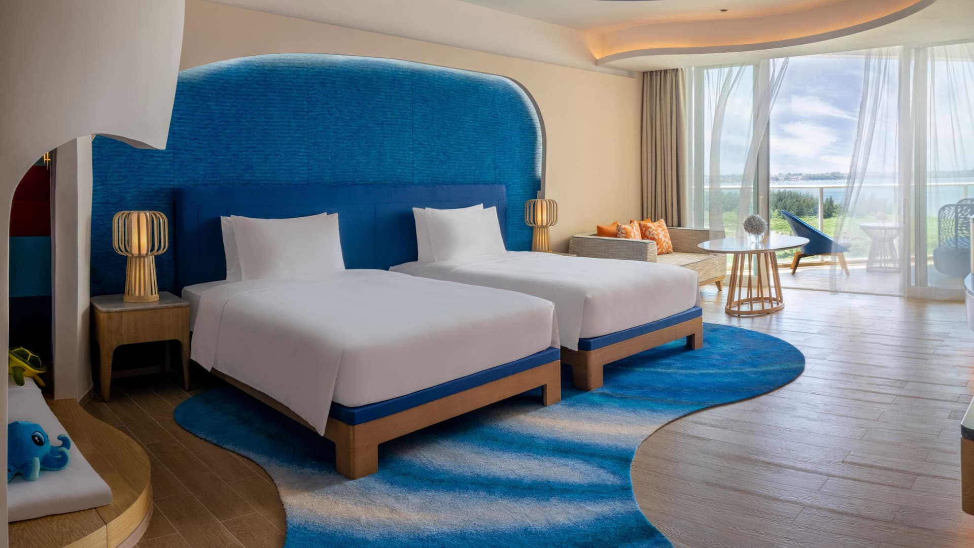 Hyatt Regency Hainan Ocean Paradise Resort Twin Beds Ocean View Club Access Deluxe