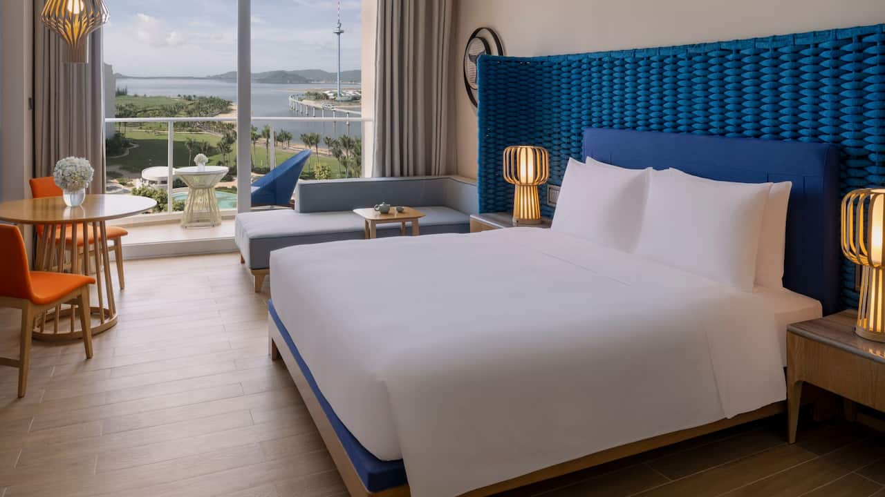 1 King bed Room with Ocean Theme