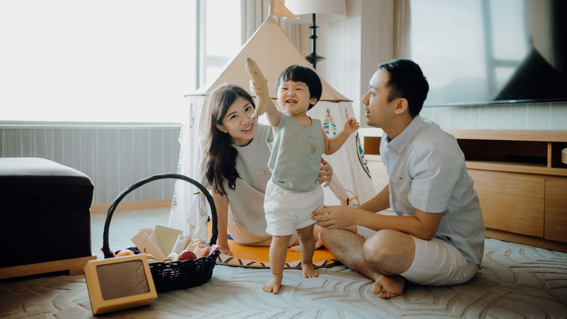Hyatt Regency Hong Kong, Sha Tin Family Camp Baby Smiling