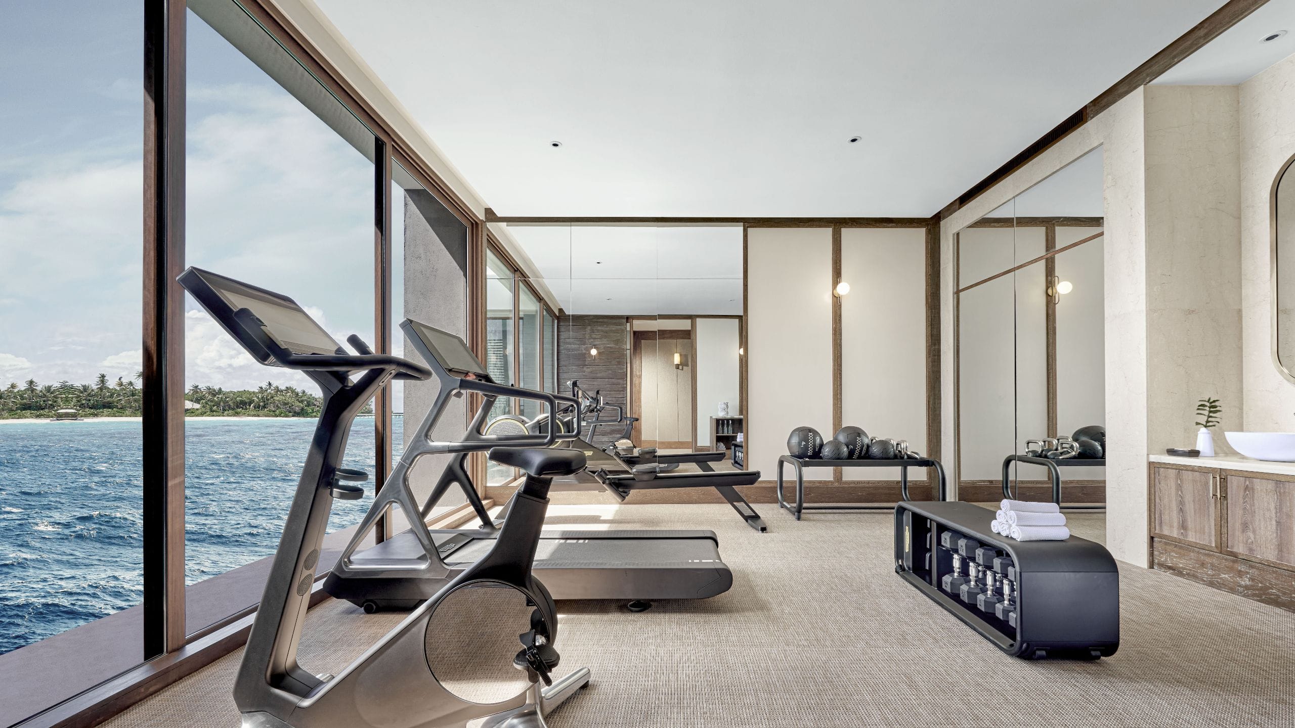 Park Hyatt Maldives Hadahaa Presidential Residence Gym