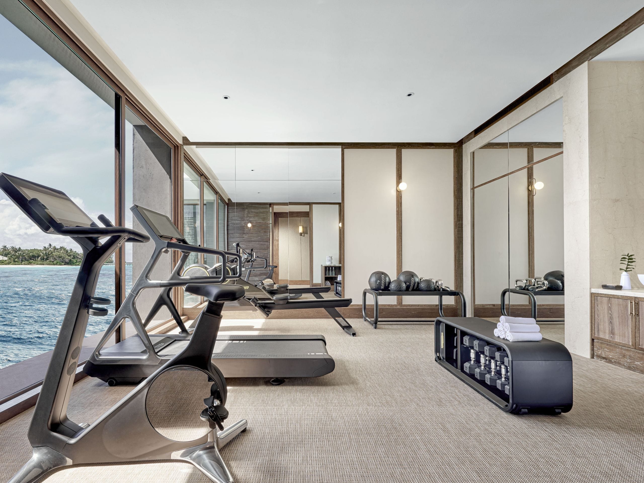 Park Hyatt Maldives Hadahaa Presidential Residence Gym