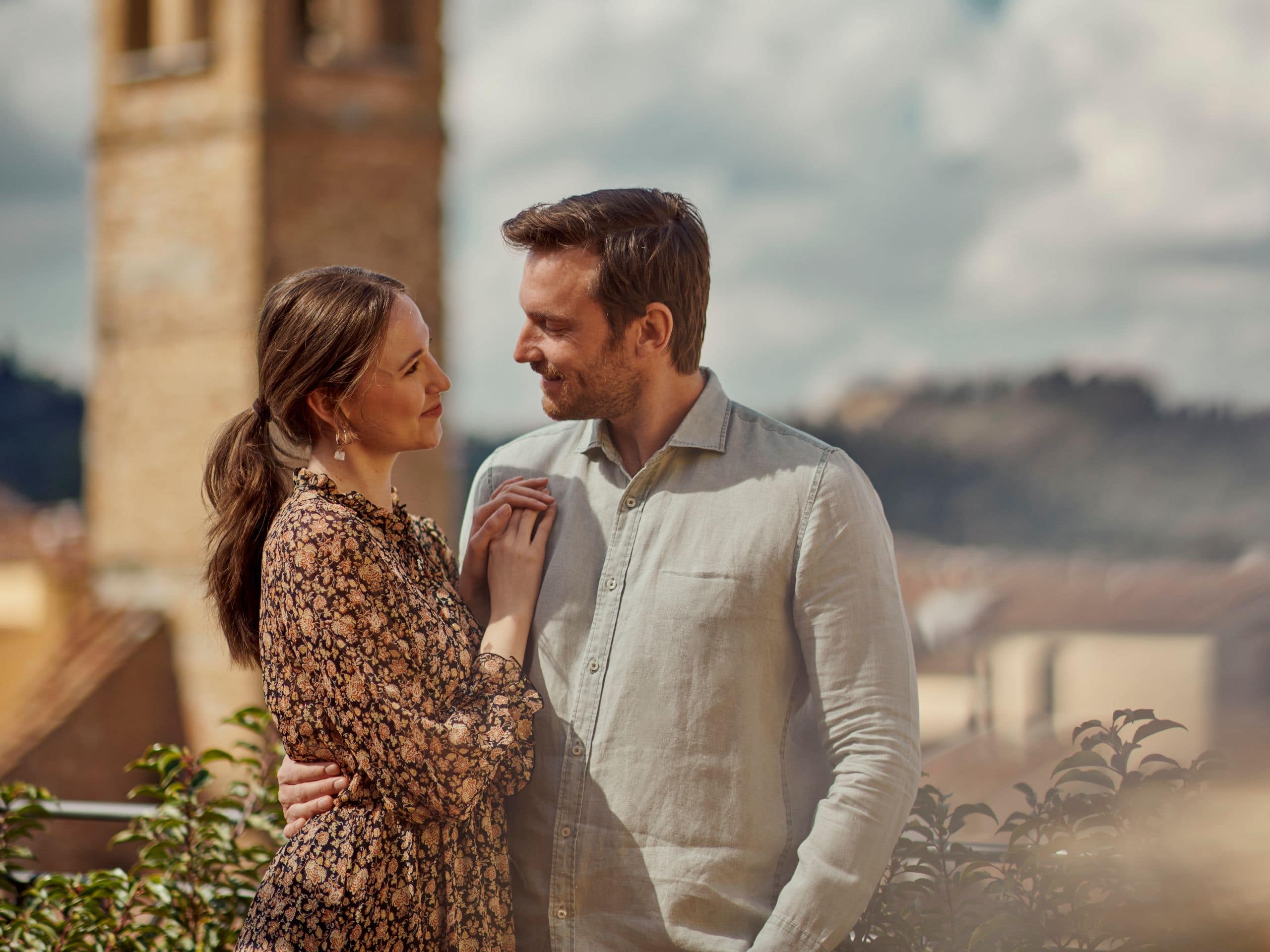 IL Tornabuoni Hotel Couple Romantic View