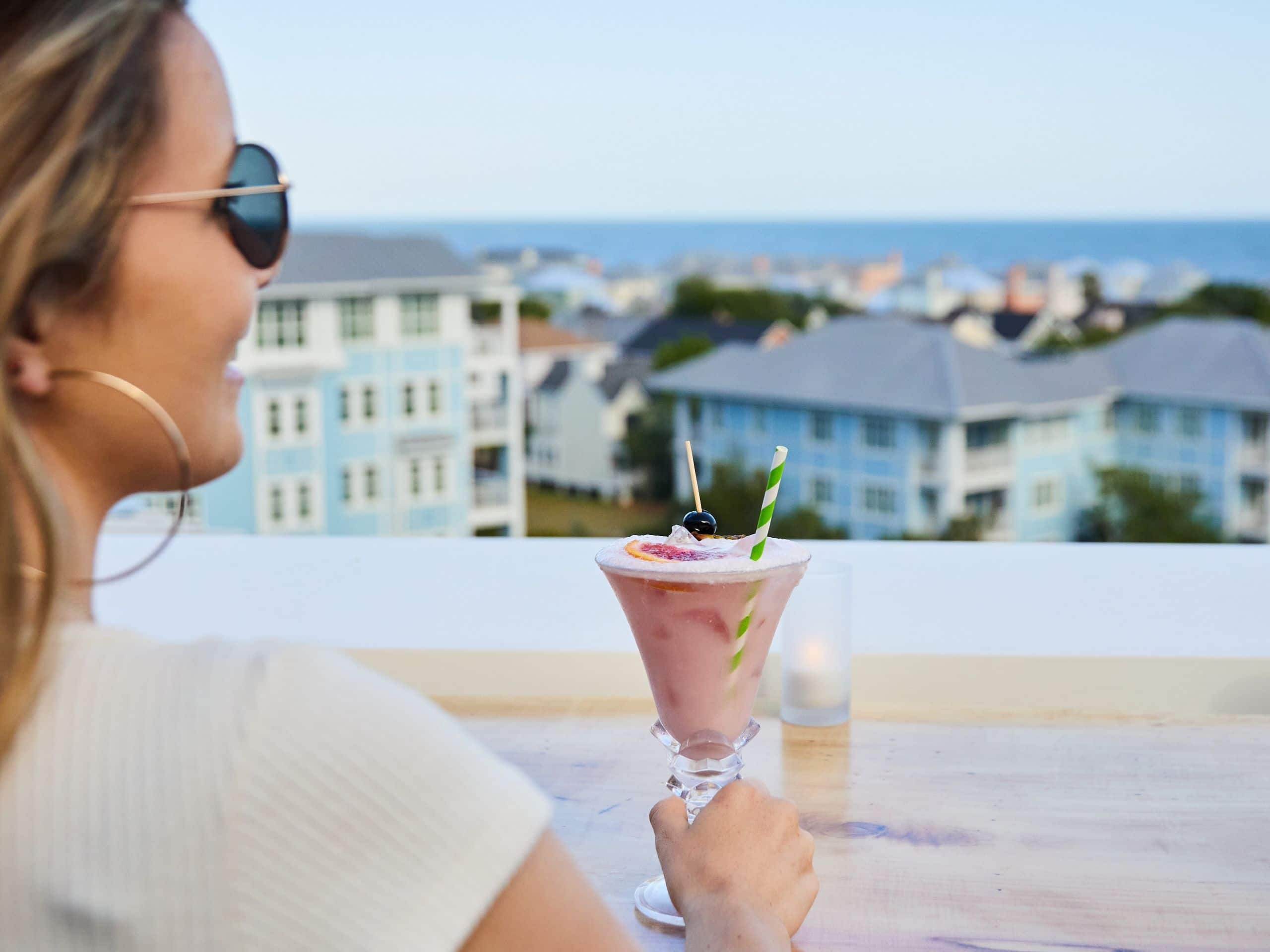 Destination by Hyatt Nest Frozen Margarita Woman Ledge Drink View