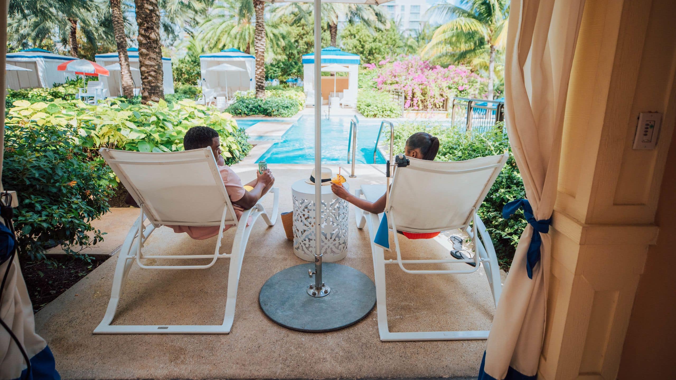 Grand Hyatt Baha Mar Reflections Pool Cabana Inside