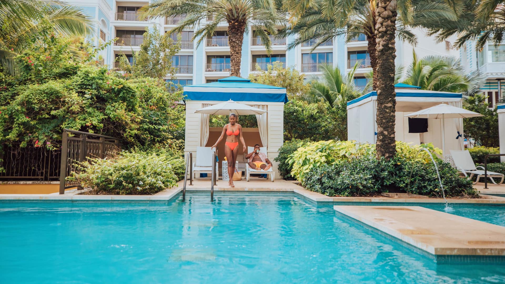 Grand Hyatt Baha Mar Reflections Poolside Couple