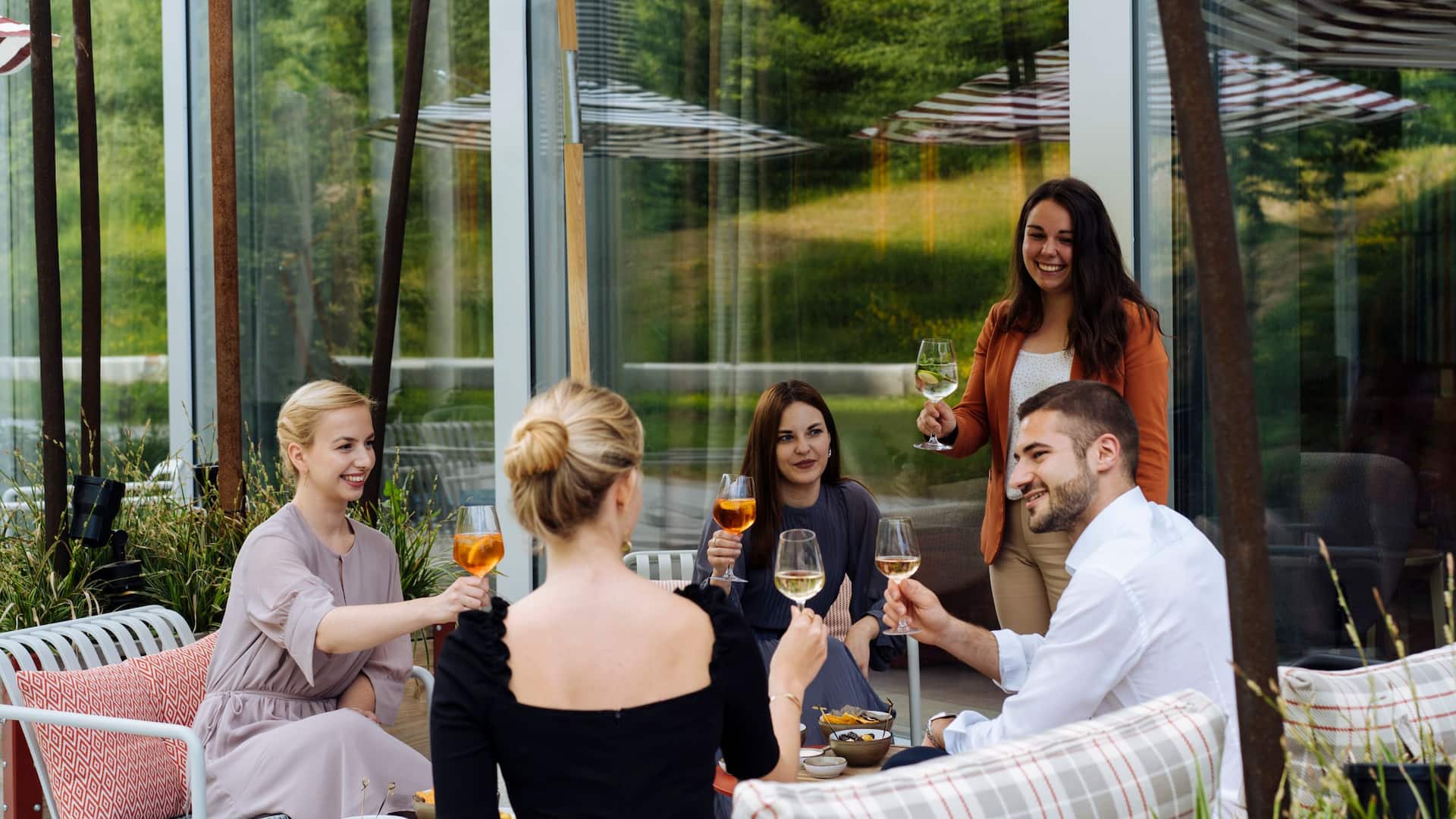 Hyatt Place Zurich Airport The Circle Zoom Terrace Get Together