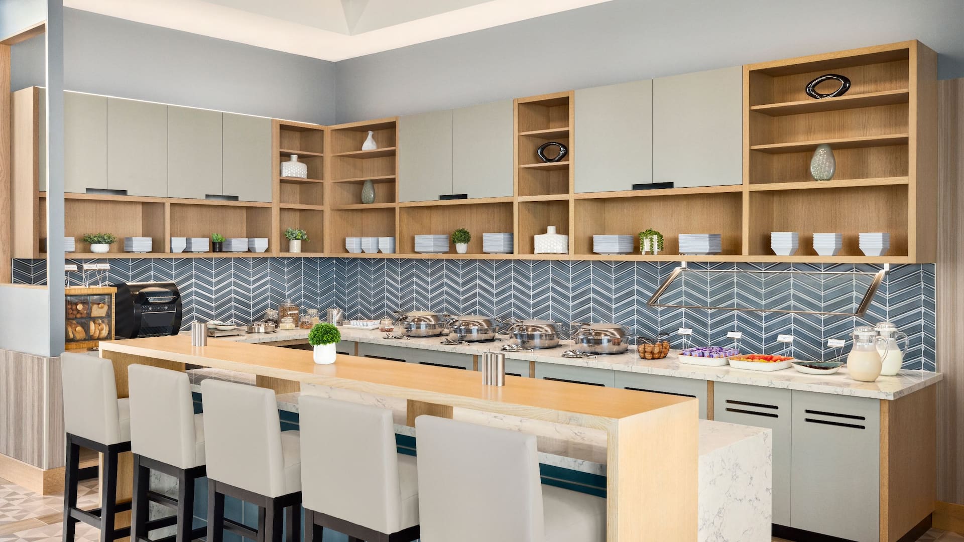 Hyatt Place Virginia Beach / Oceanfront  Breakfast Bar Area Counter Stools