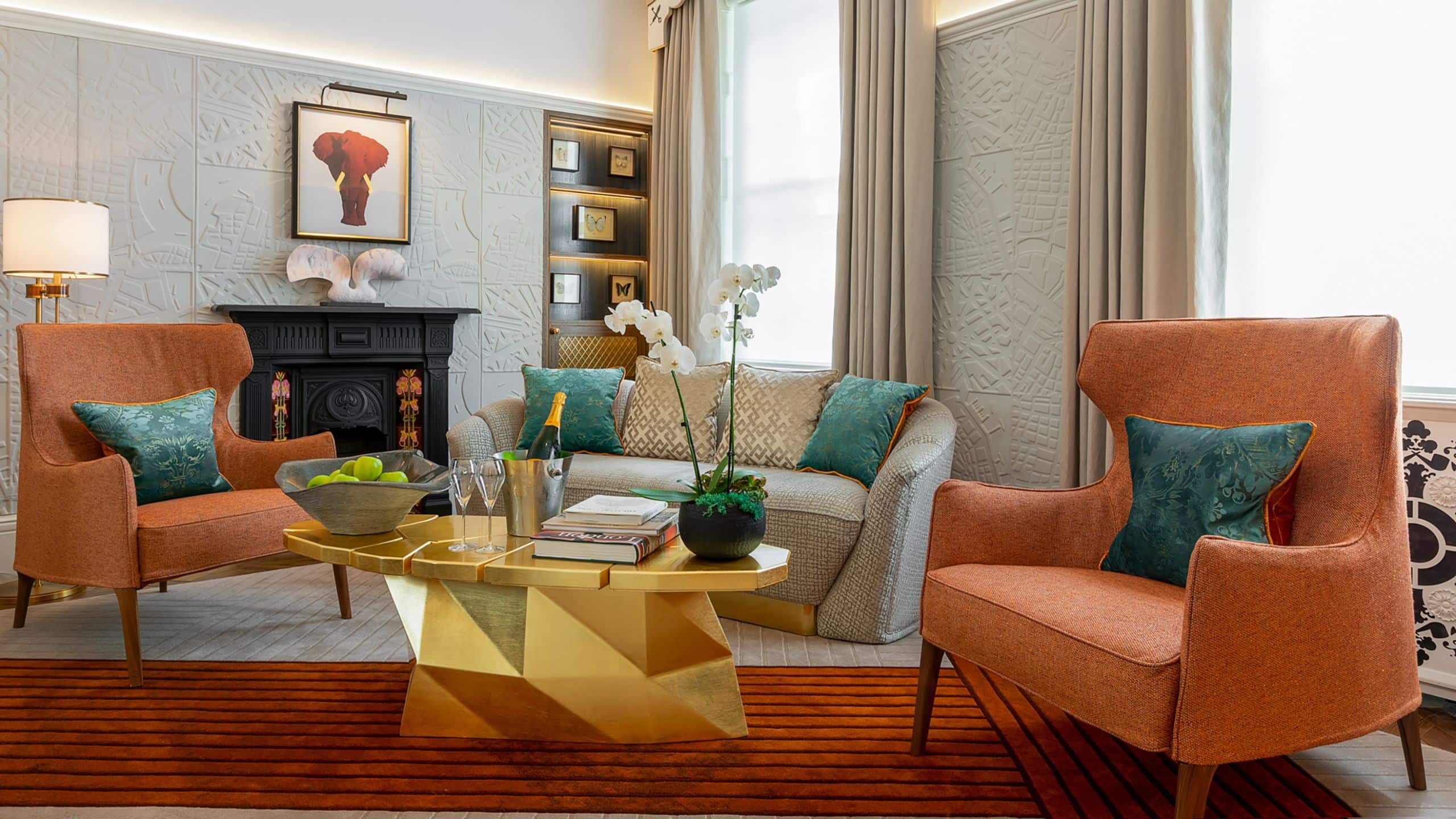 第 3，共 10 Great Scotland Yard Hotel No1 The Townhouse Living Room