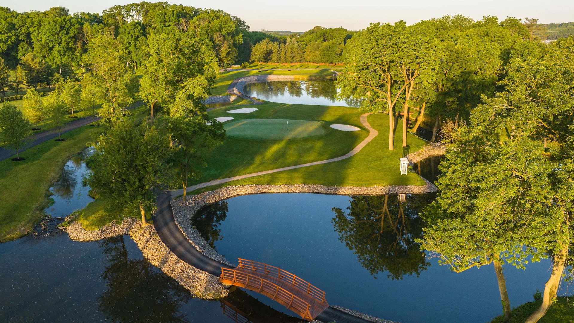 Hyatt Place Allentown / Lehigh Valley Twin Lakes Golf Aerial  View
