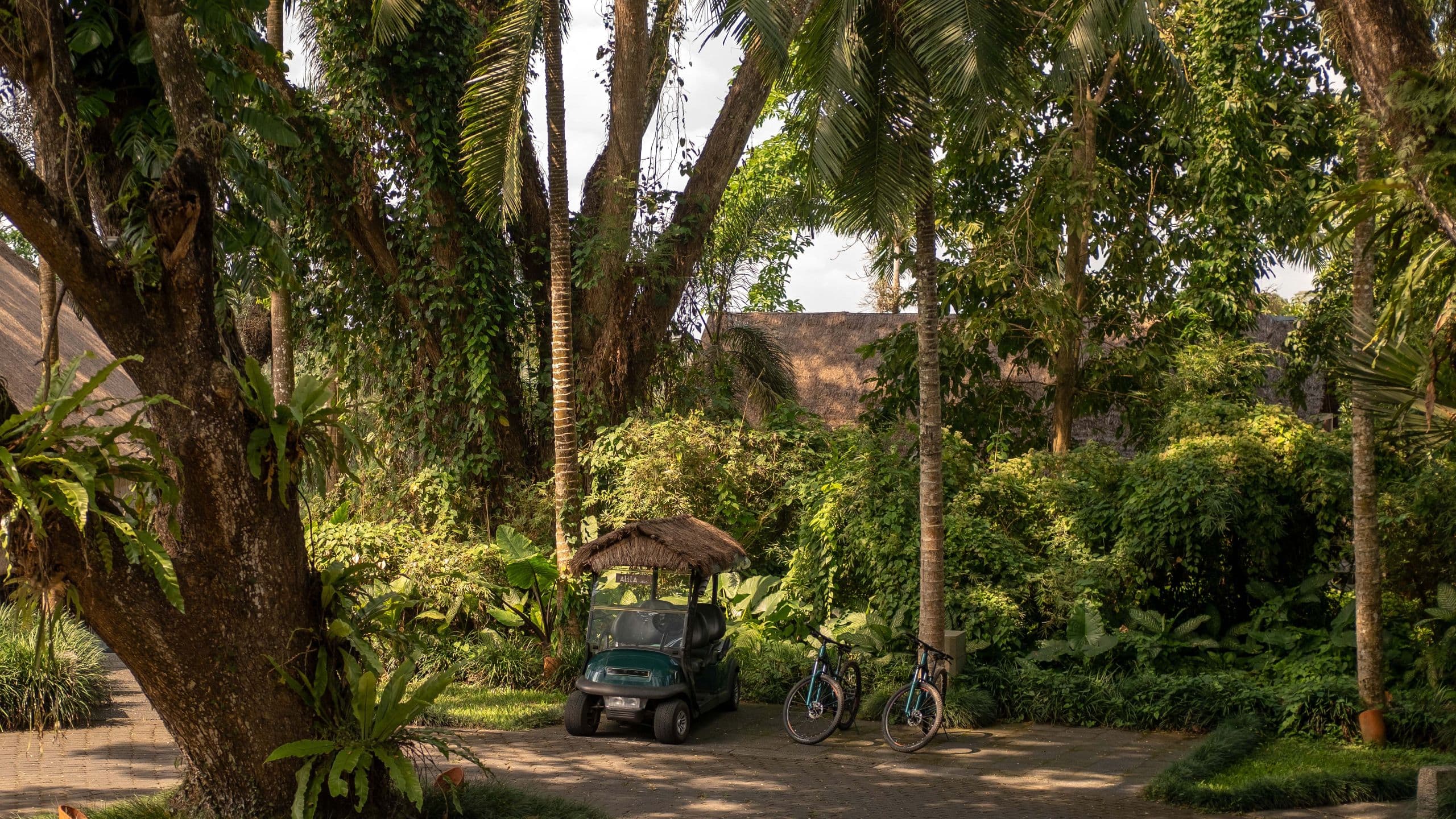 Alila Ubud Main Entrance Bike View