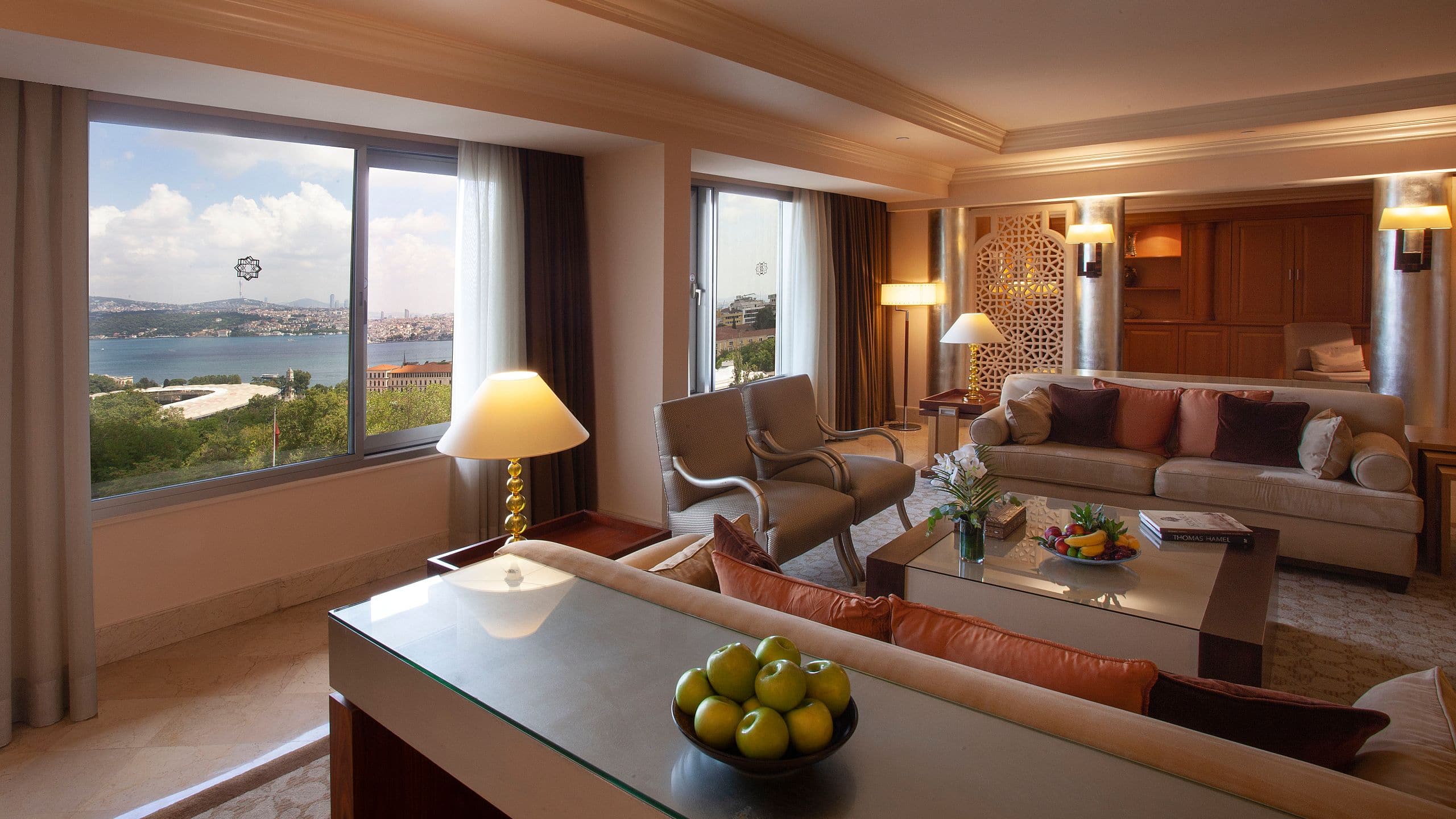 Grand Hyatt Istanbul Presidential Suite Living Room View