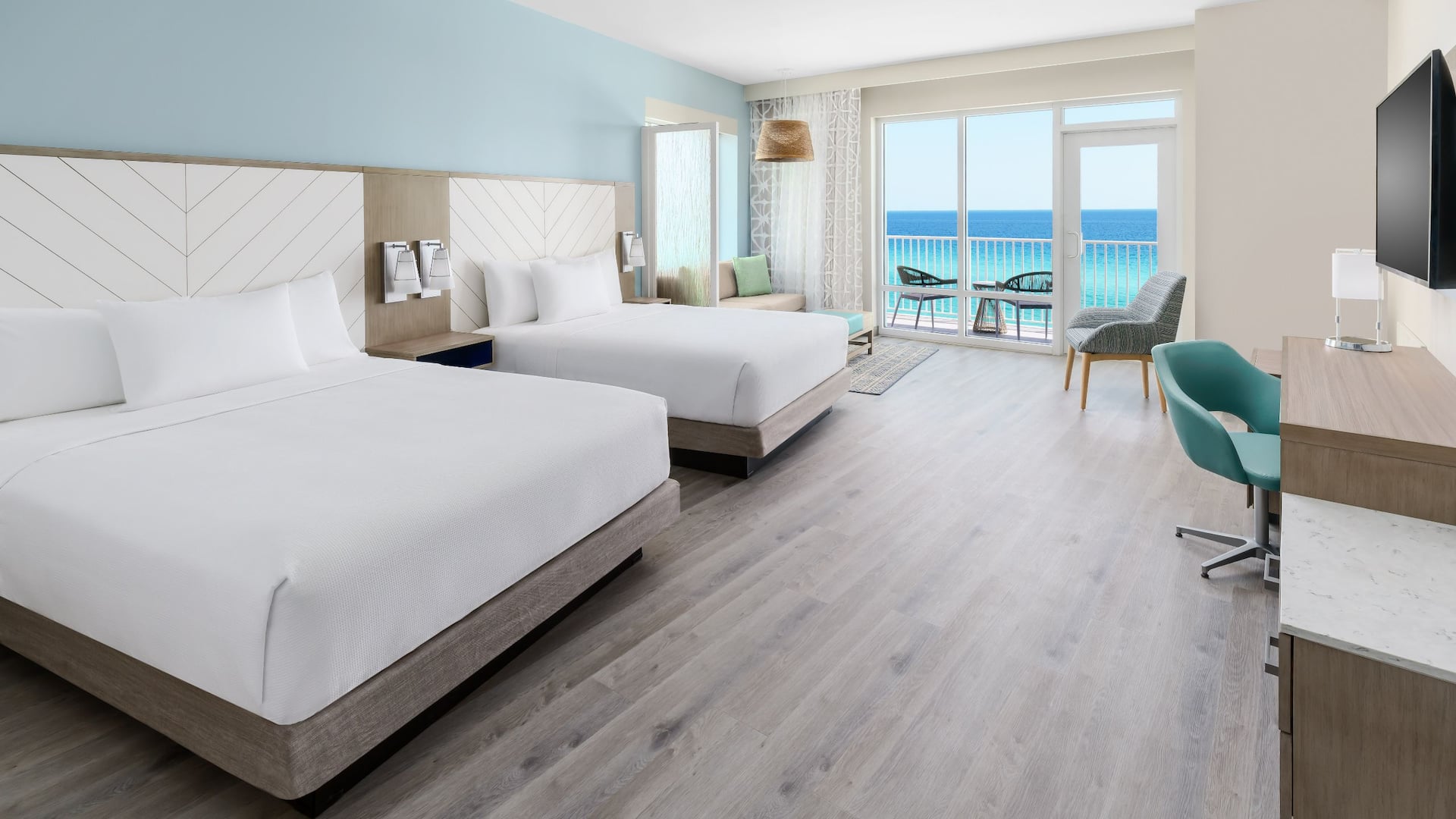 2 de 6 Hyatt Place Panama City Beach / Beachfront Double Queen Beds Gulf View