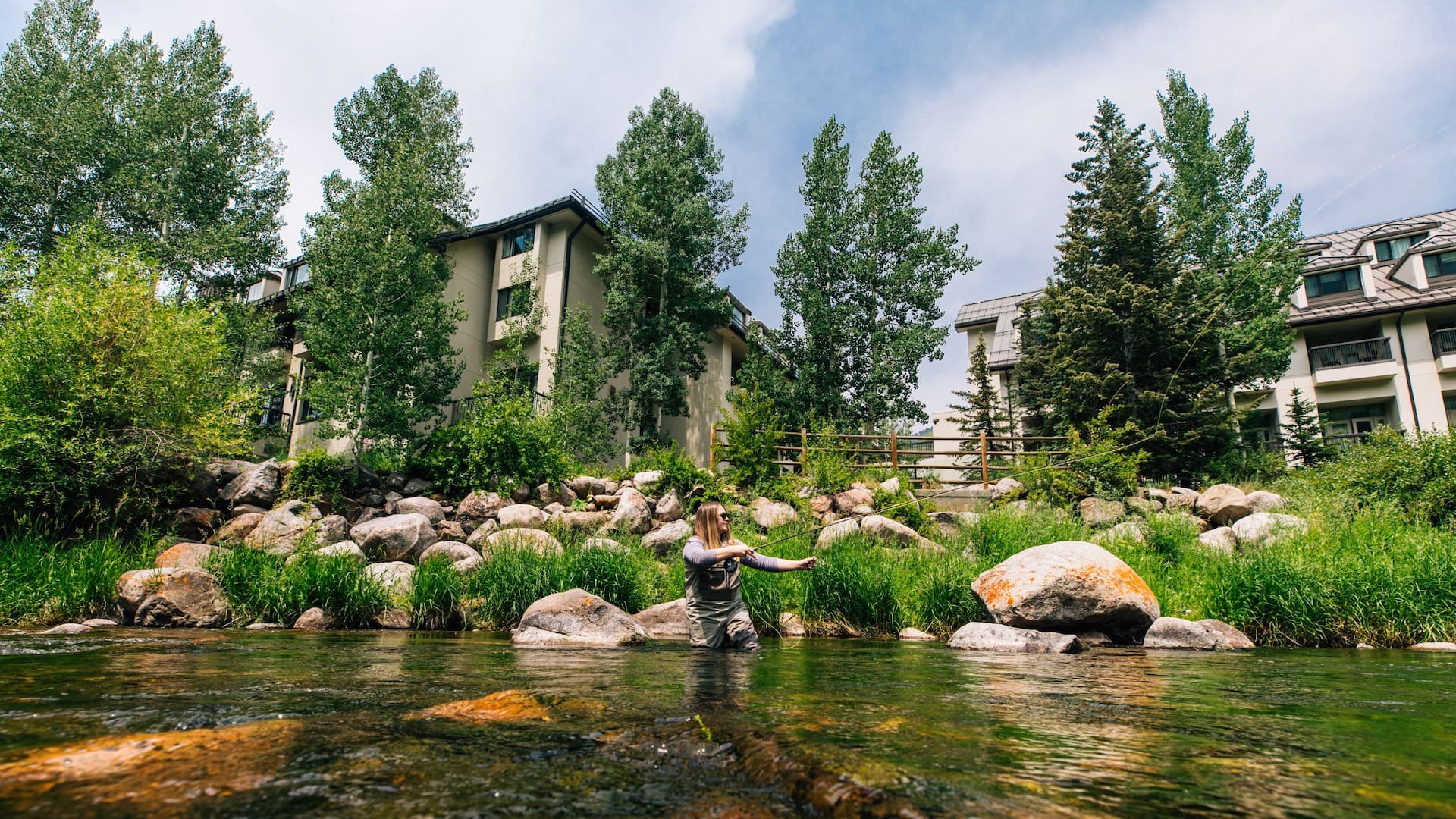 Grand Hyatt Vail Vail Woman Fly Fishing