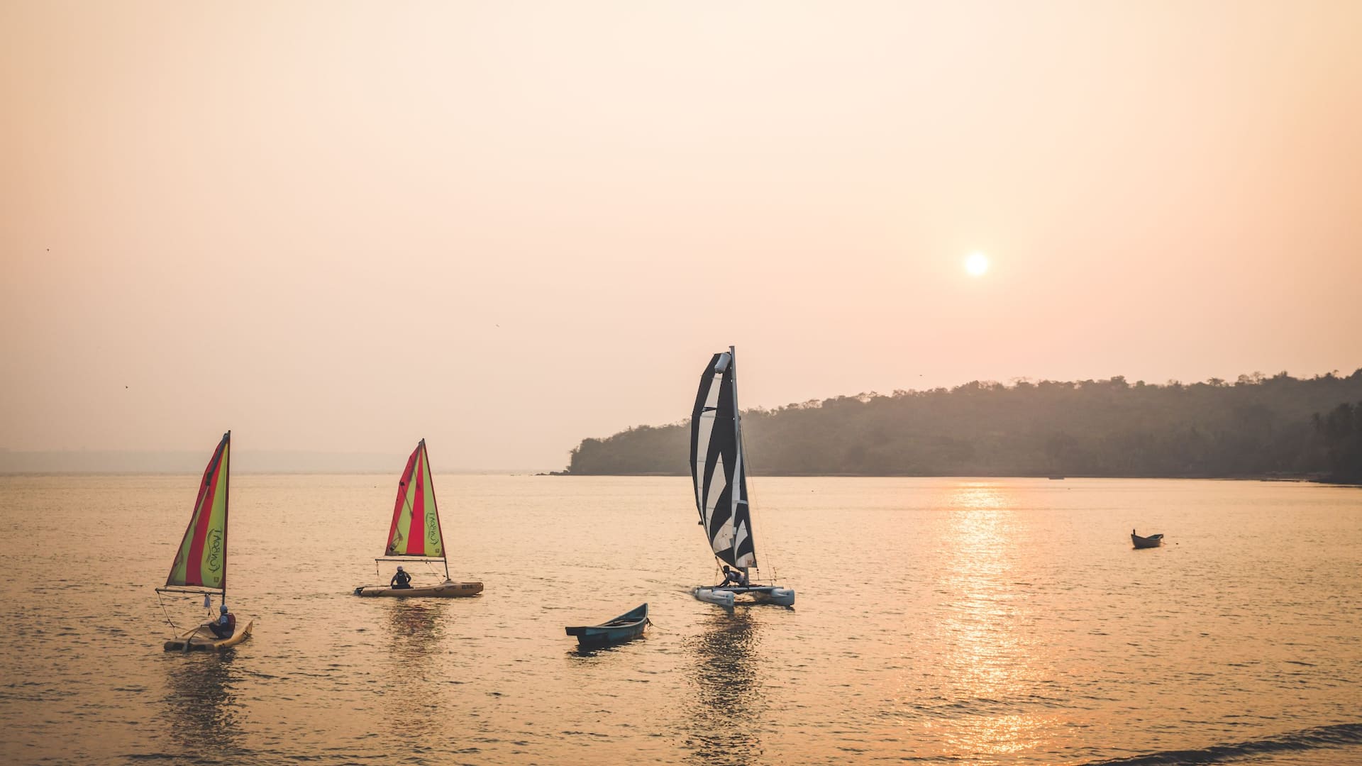 Grand Hyatt Goa Aquasail Sunset