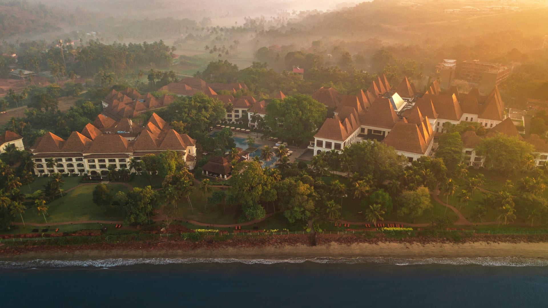 Grand Hyatt Goa Hotel Drone Shot