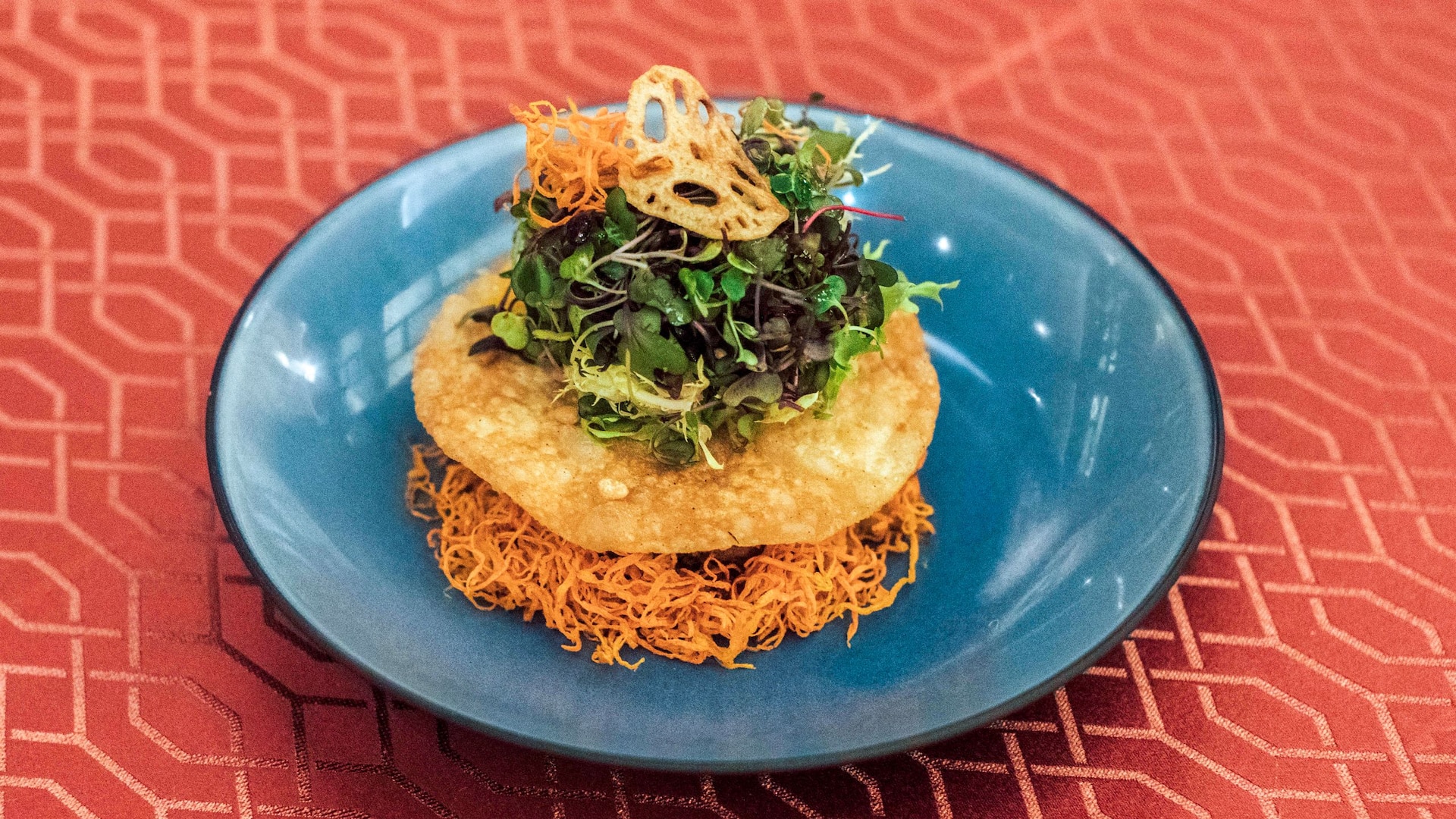Shuang Ba Crispy Duck Salad