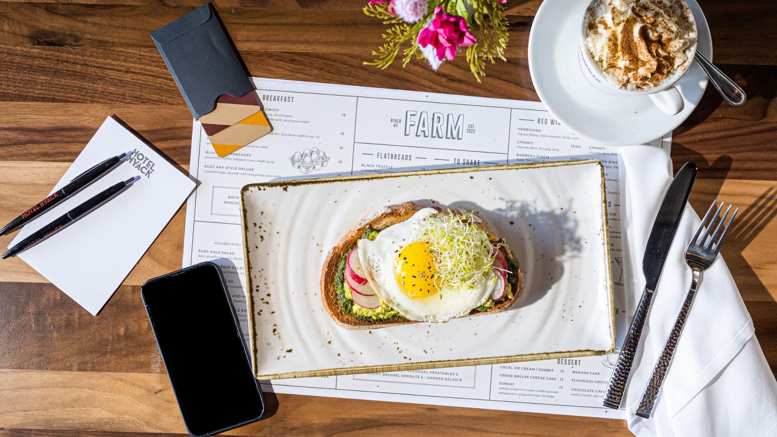 Hotel Nyack Lgajn Egg Toast Phone