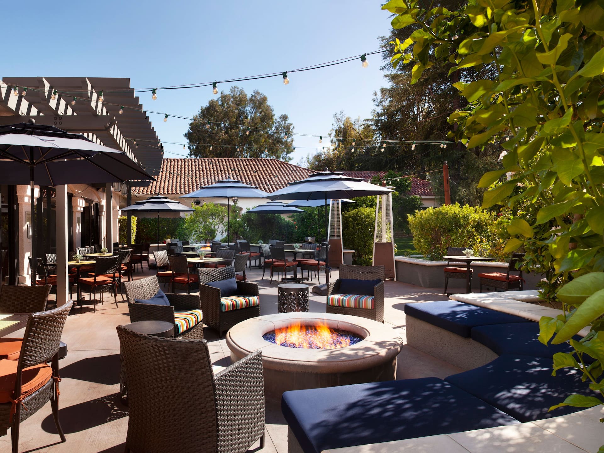 Hyatt Regency Westlake Harvest Patio Daytime View