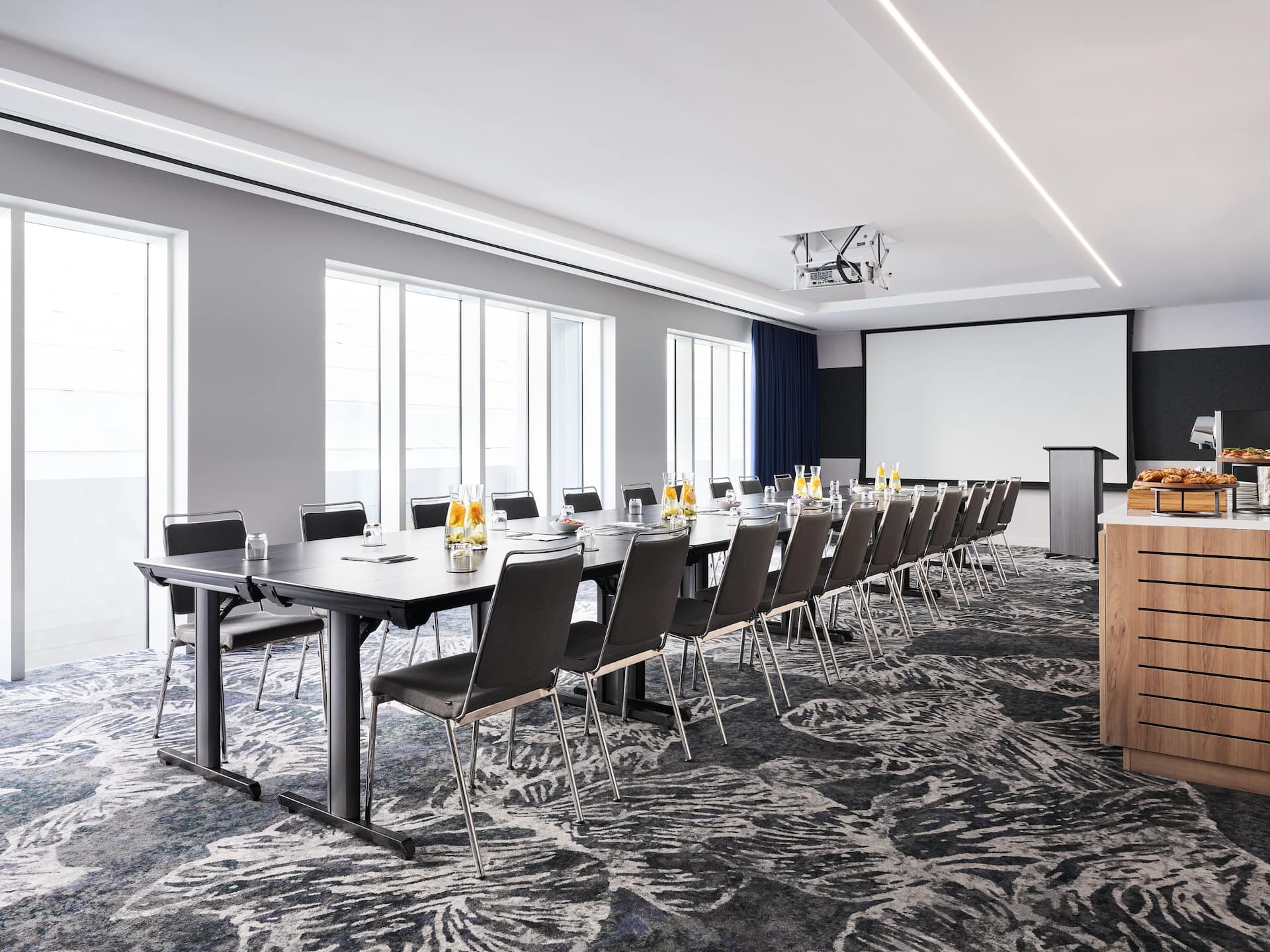 Hyatt Regency Bow Suite Boardroom Setup