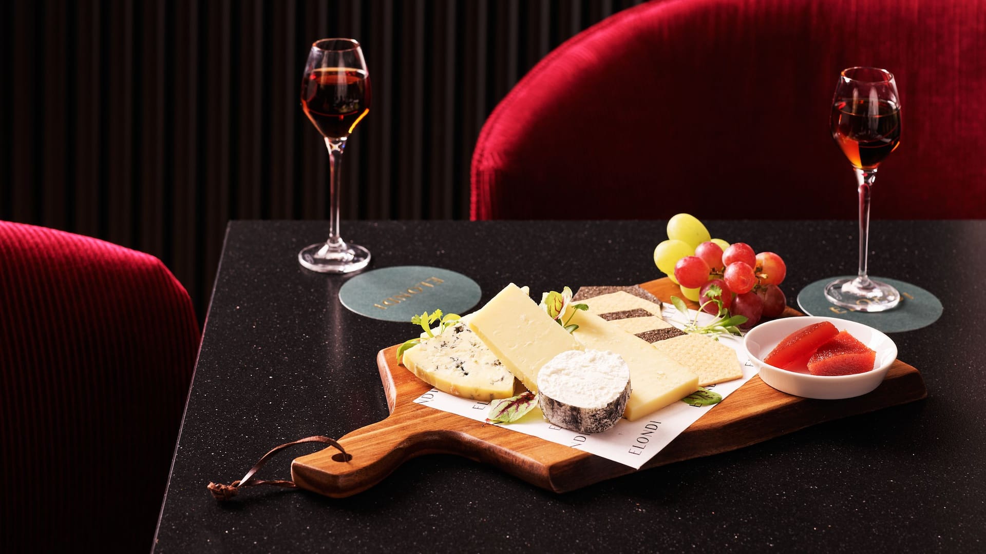 Hyatt Regency Elondi Restaurant Cheeseboard Grapes