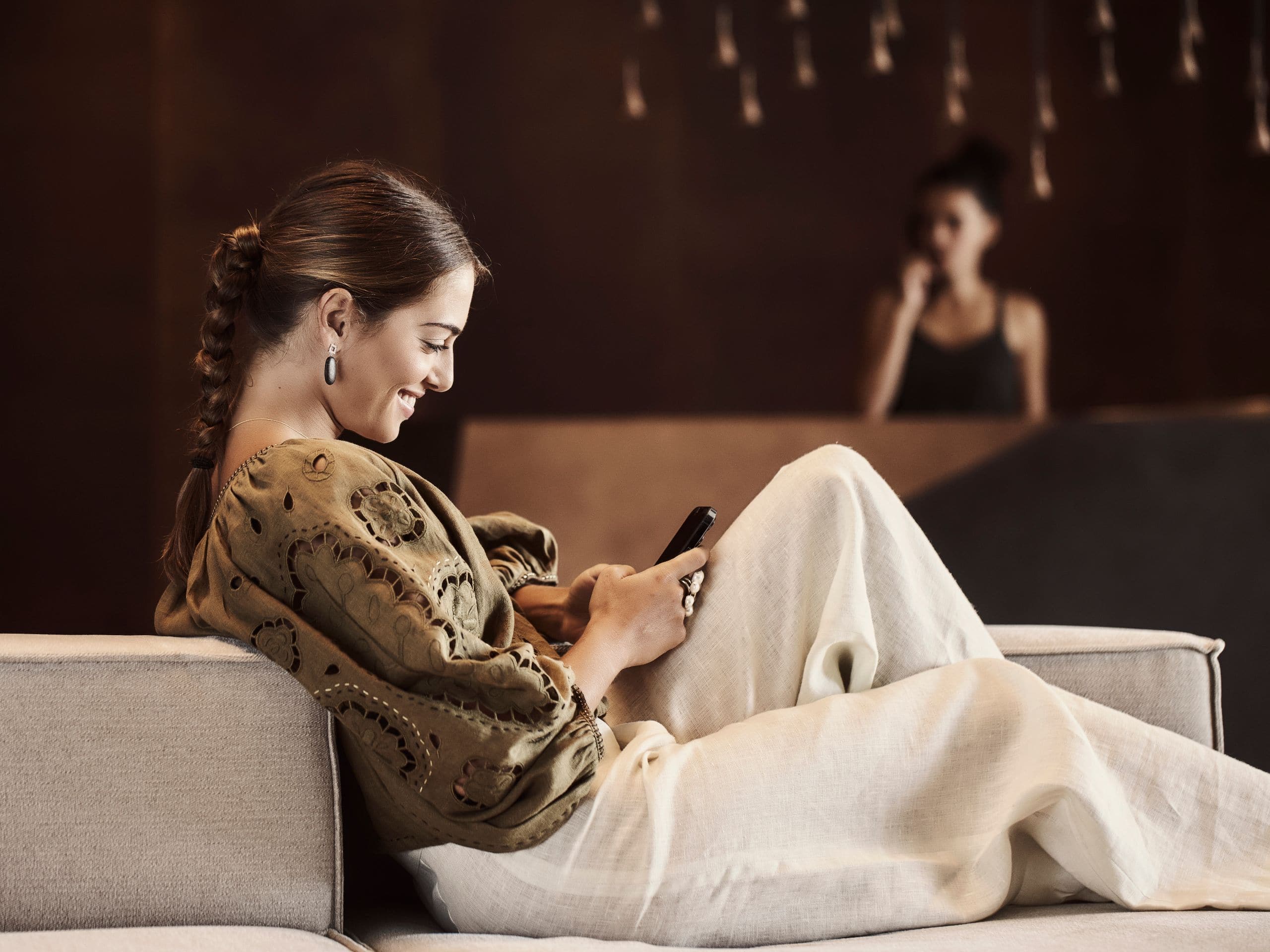 Magma Resort Santorini Magma Model Lobby Receptionist