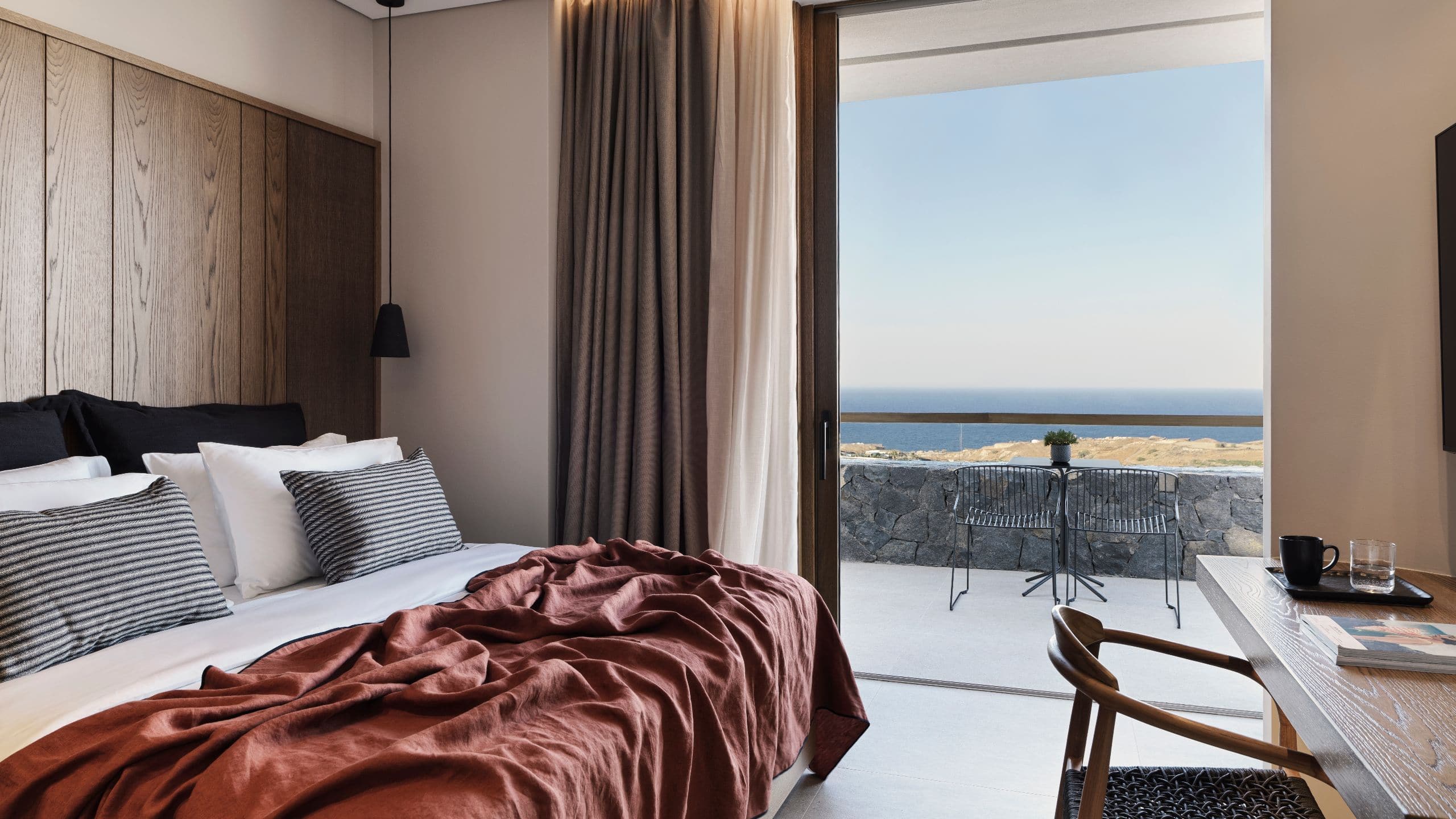 Magma Resort Santorini Magma Queen Bed