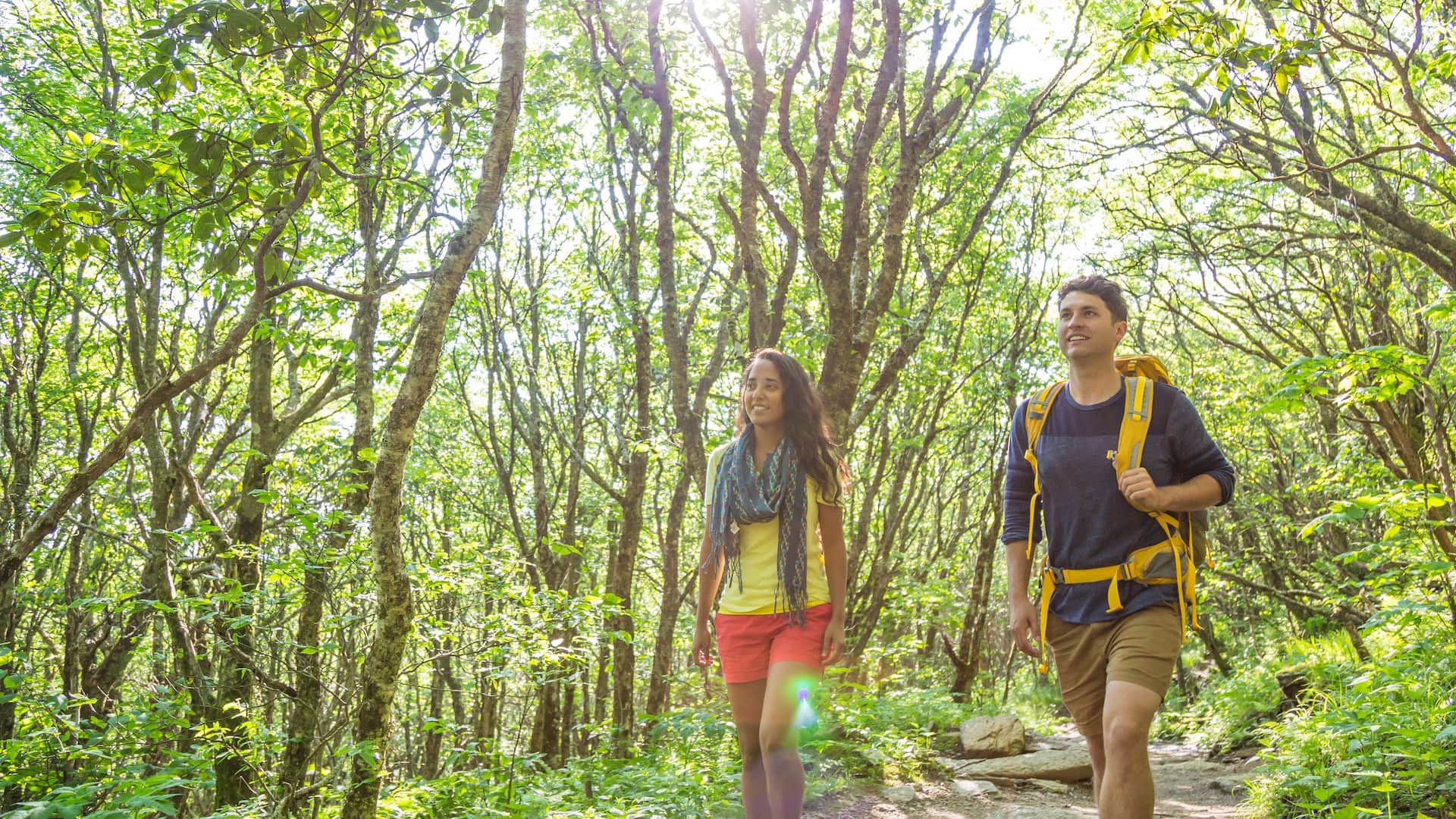 Hyatt Place Asheville Airport Man Woman Hiking
