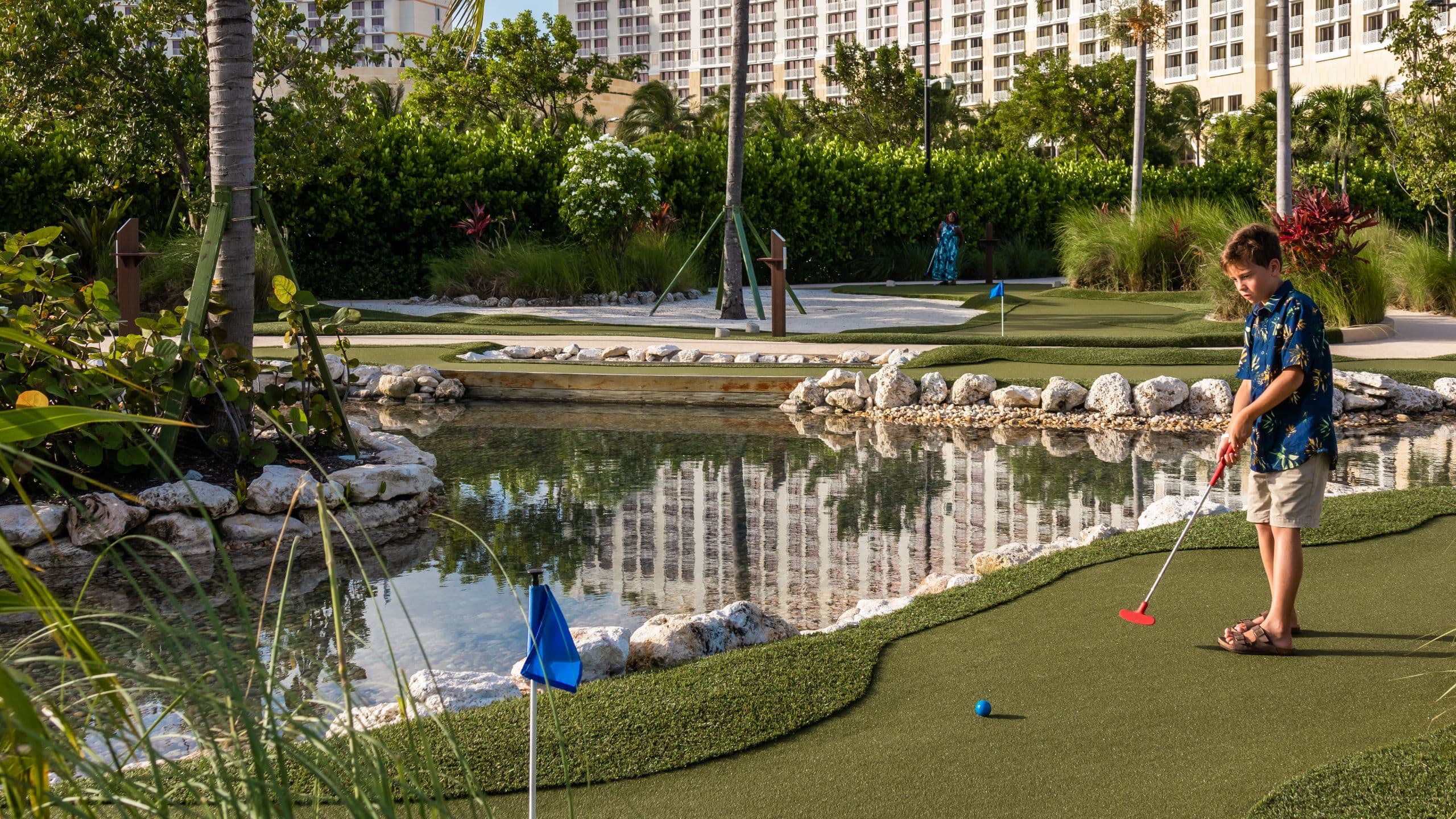 Grand Hyatt Baha Mar Boy Mini Blue Golf