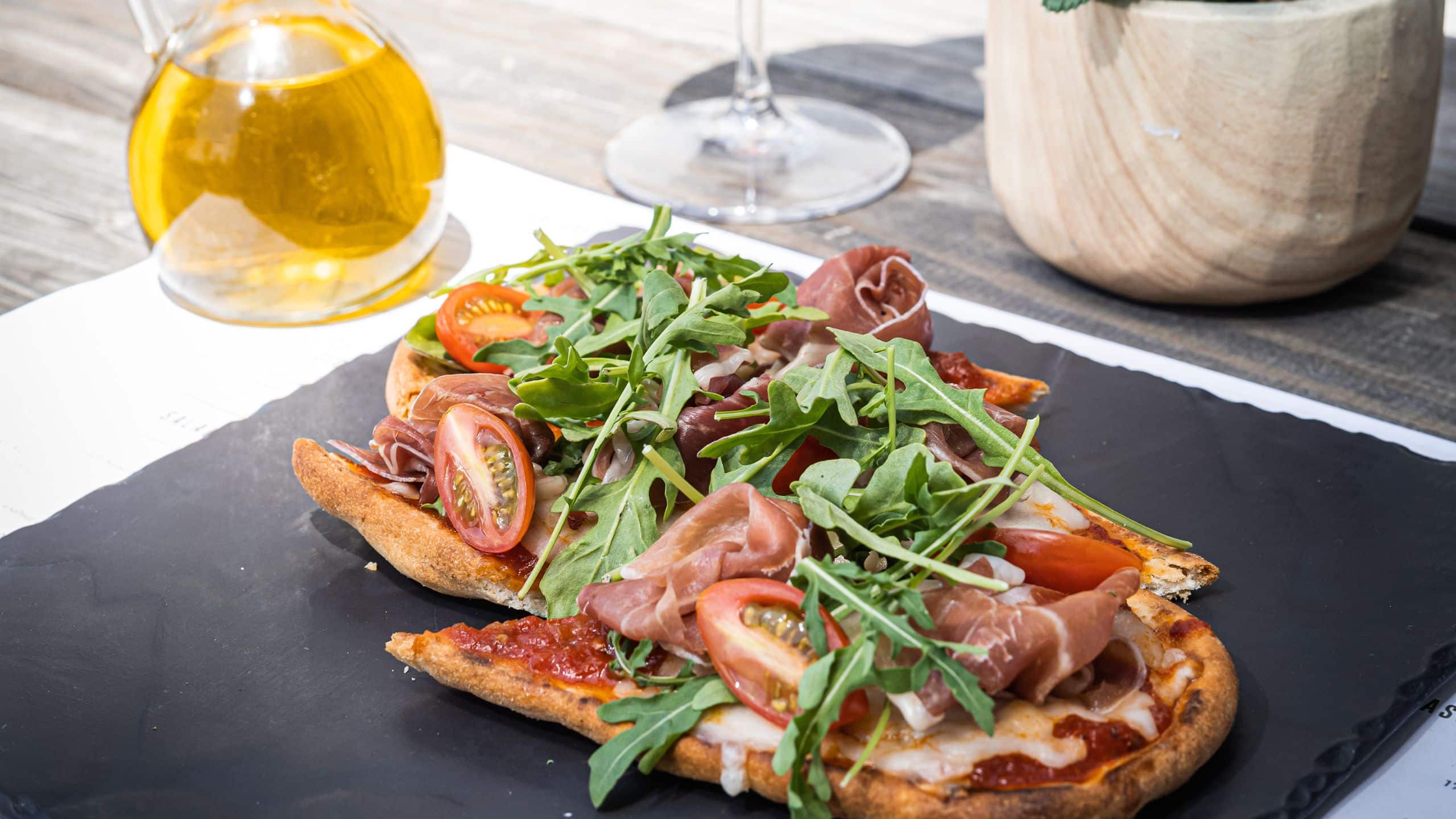 Hotel Nyack Prosciutto Arugula Flatbread