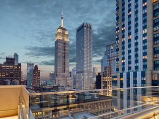 Hyatt Centric Midtown 5th Avenue New York Rooftop Twilight