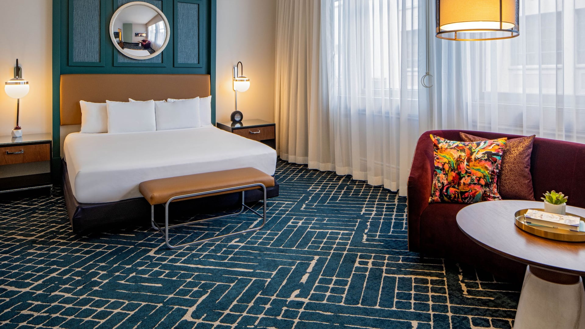 1 of 2 Hyatt Centric French Quarter New Orleans Hyatt Centric New Orleans Ada One King Bed