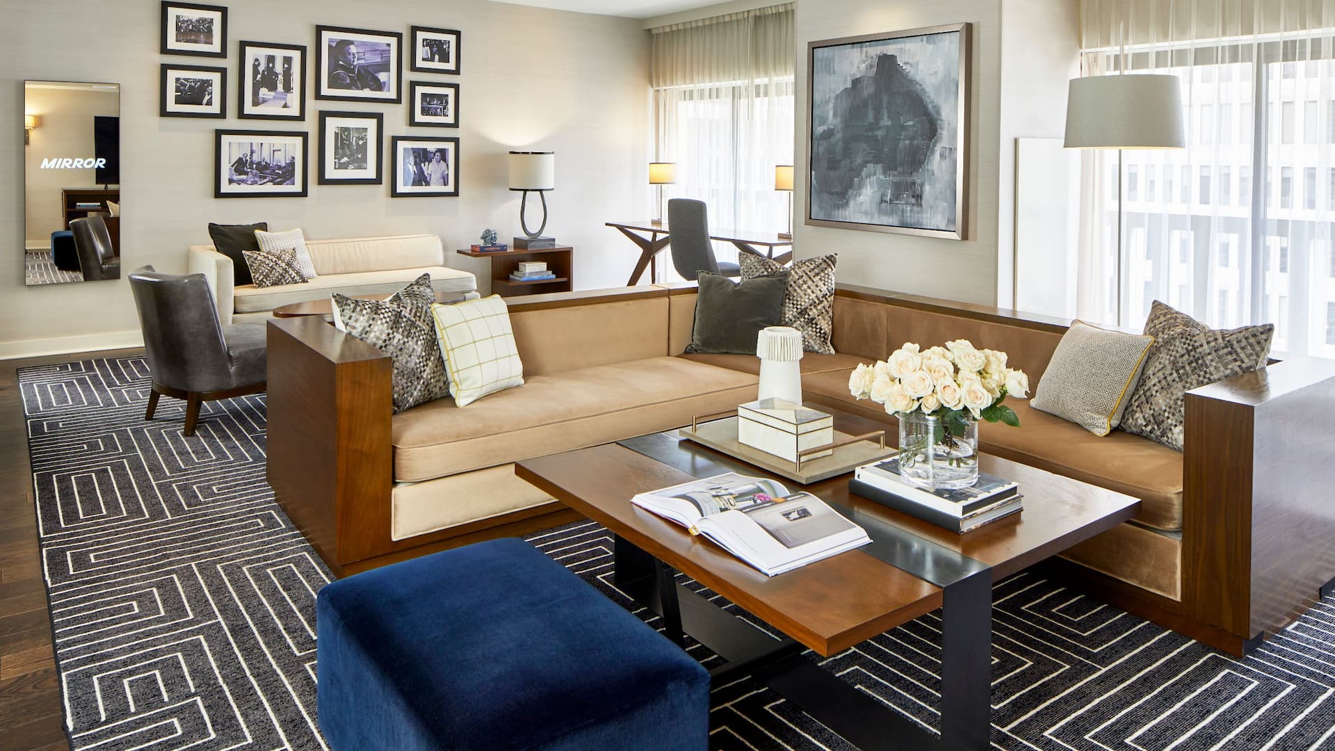 Hyatt Regency Atlanta Young Suite Living Couch