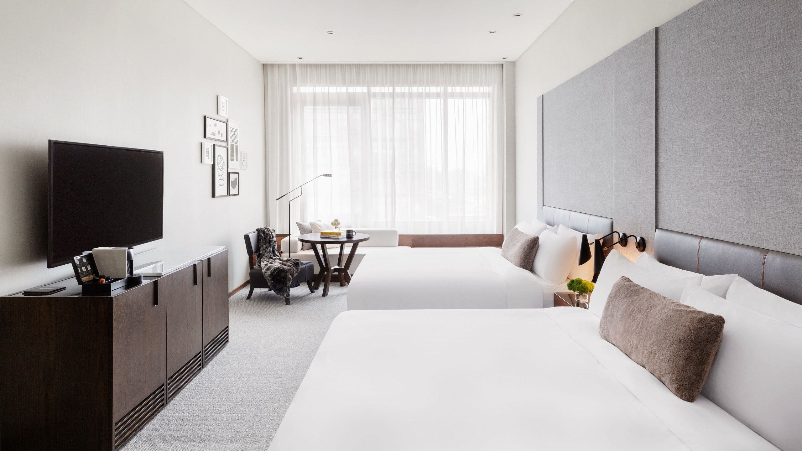 1 of 5 EPISODE Hsinchu Two Double Beds Layout