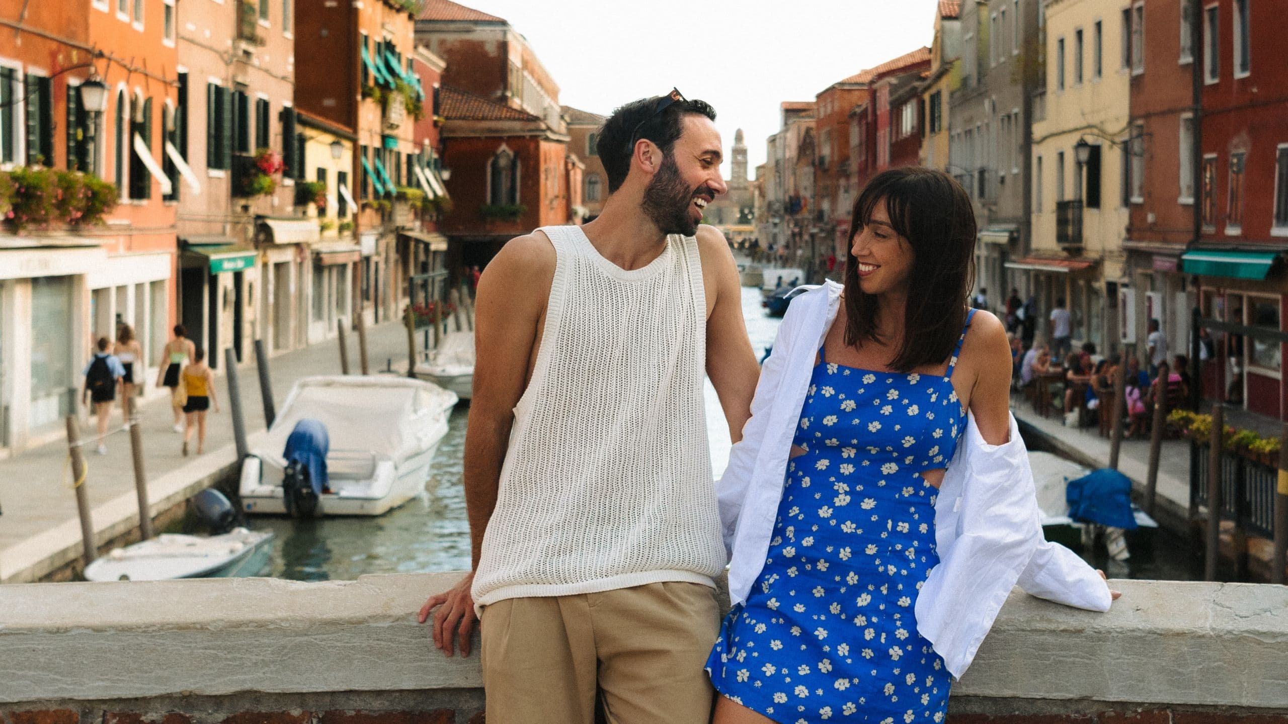 Hyatt Centric Murano Venice Couple Site Seeing Destination