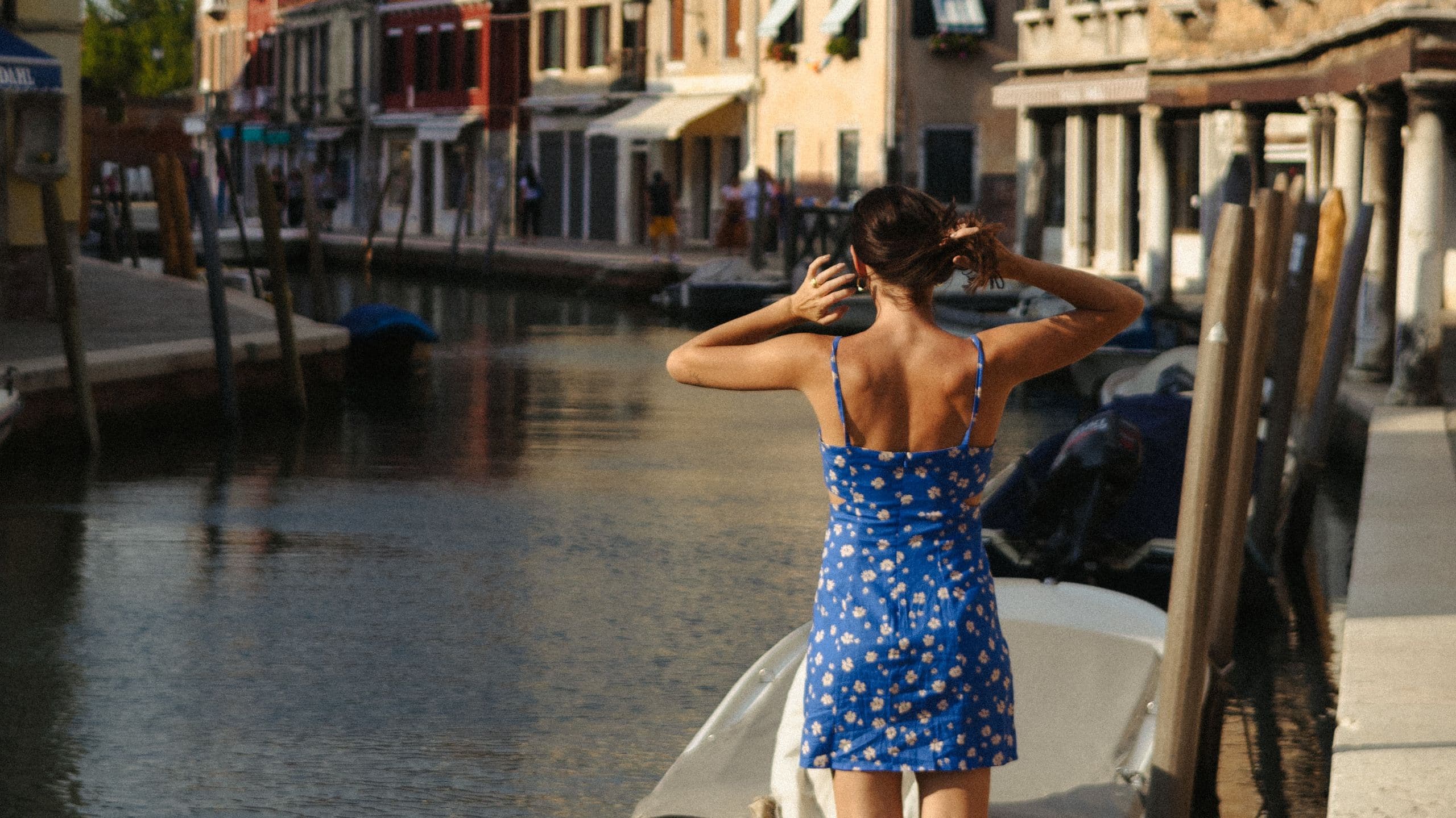 Hyatt Centric Murano Venice Destination Canal Woman Standing