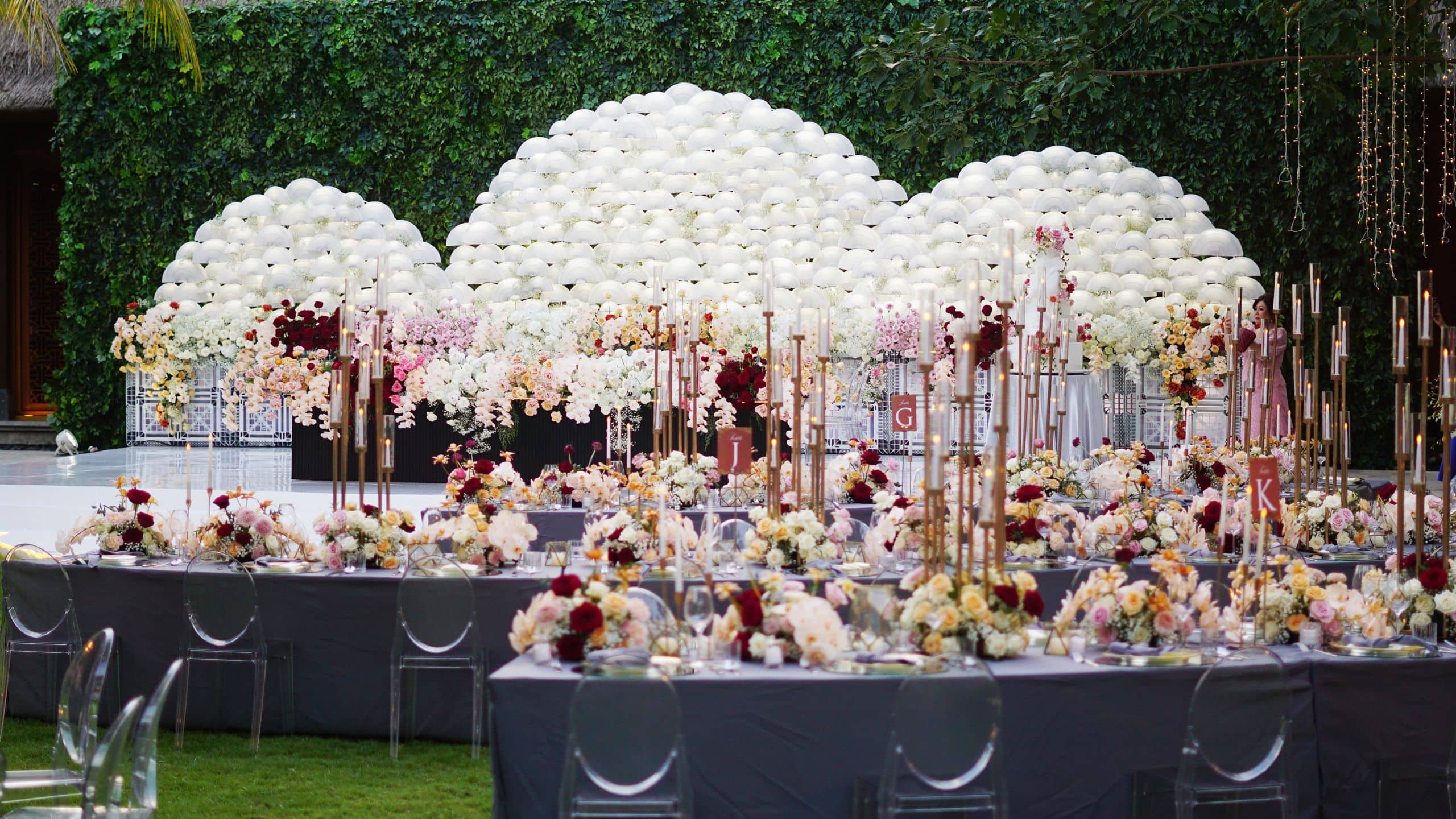 Andaz Bali Dpsaz Wedding Backdrop