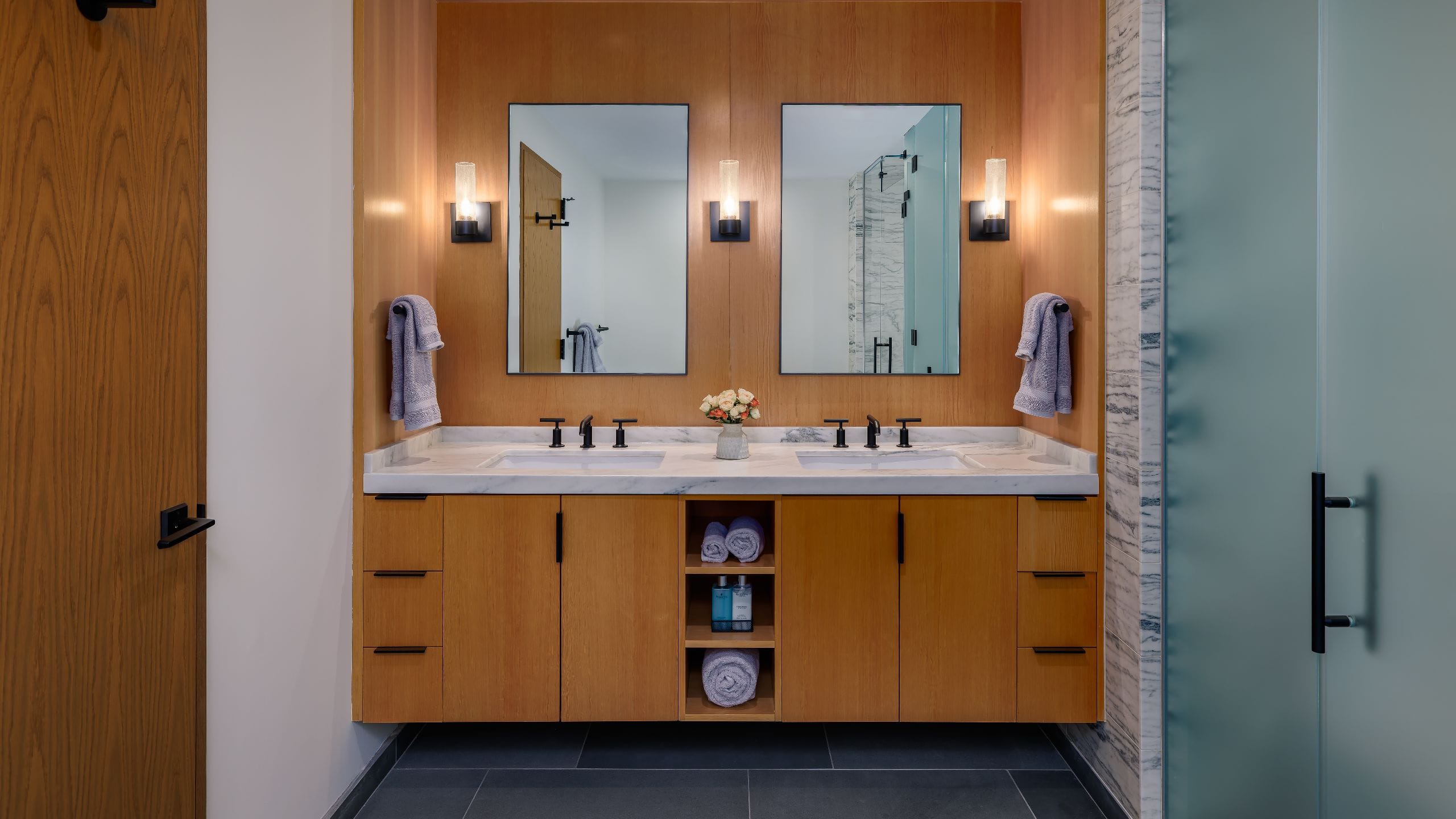 3 of 4 The Lodge at Spruce Peak OSP Three Bedroom Bathroom Vanity
