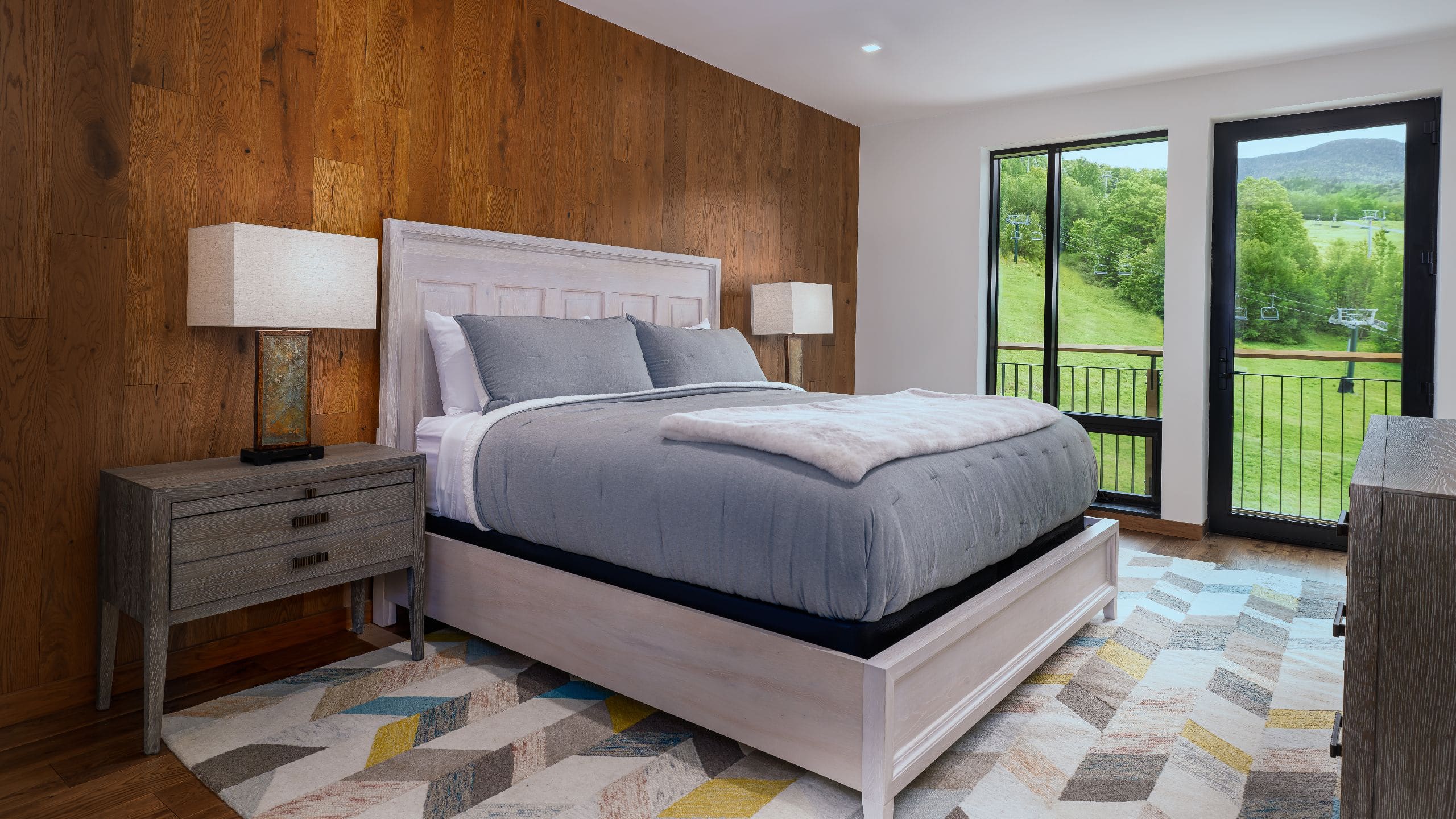 1 of 4 The Lodge at Spruce Peak OSP Three Bedroom Bedroom