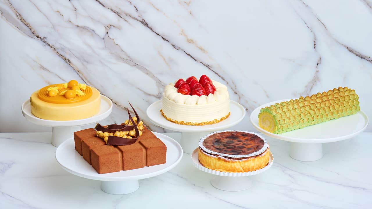 Cafe pastry collection
