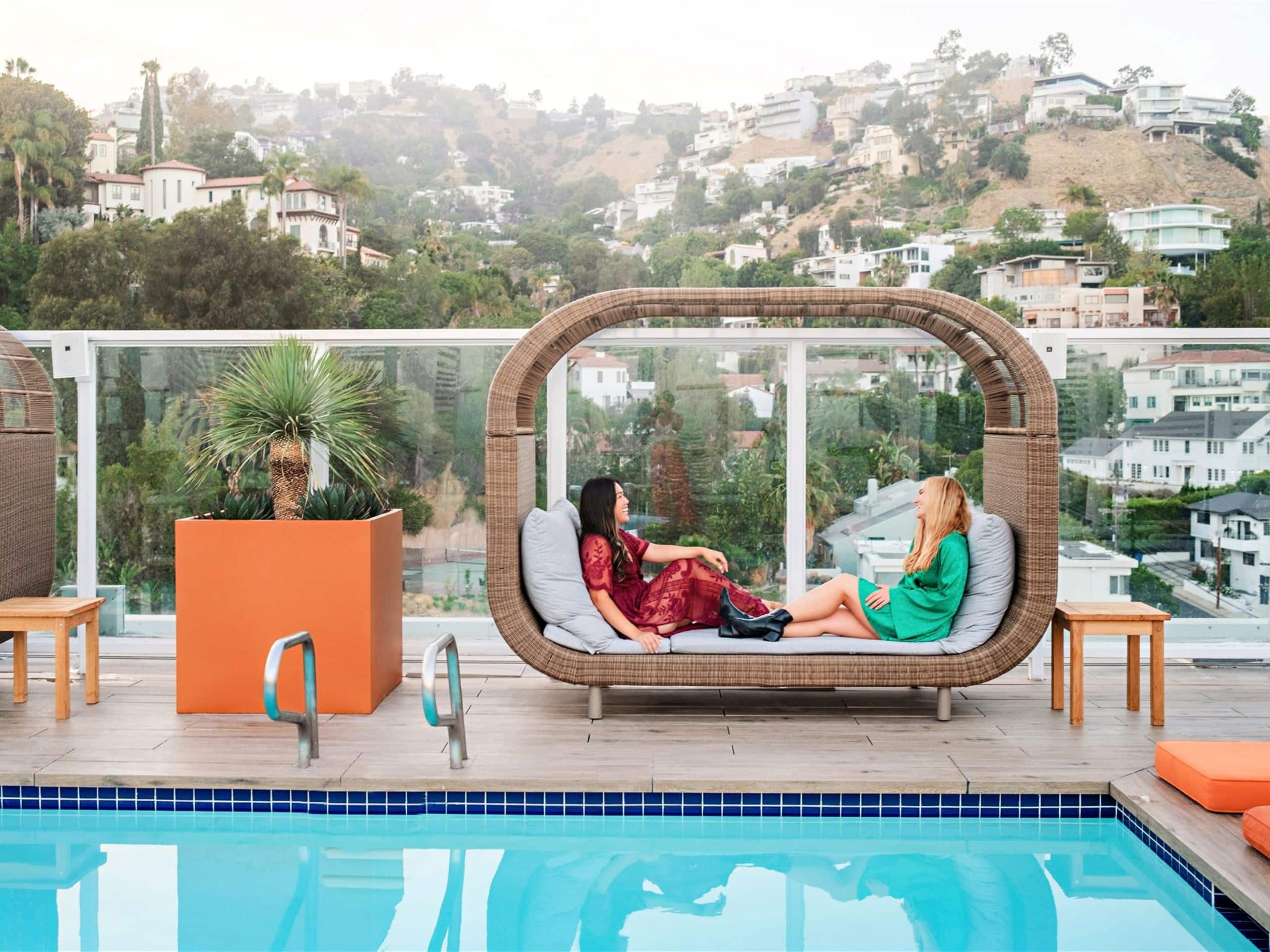 Andaz West Hollywood Pool Daybed Women