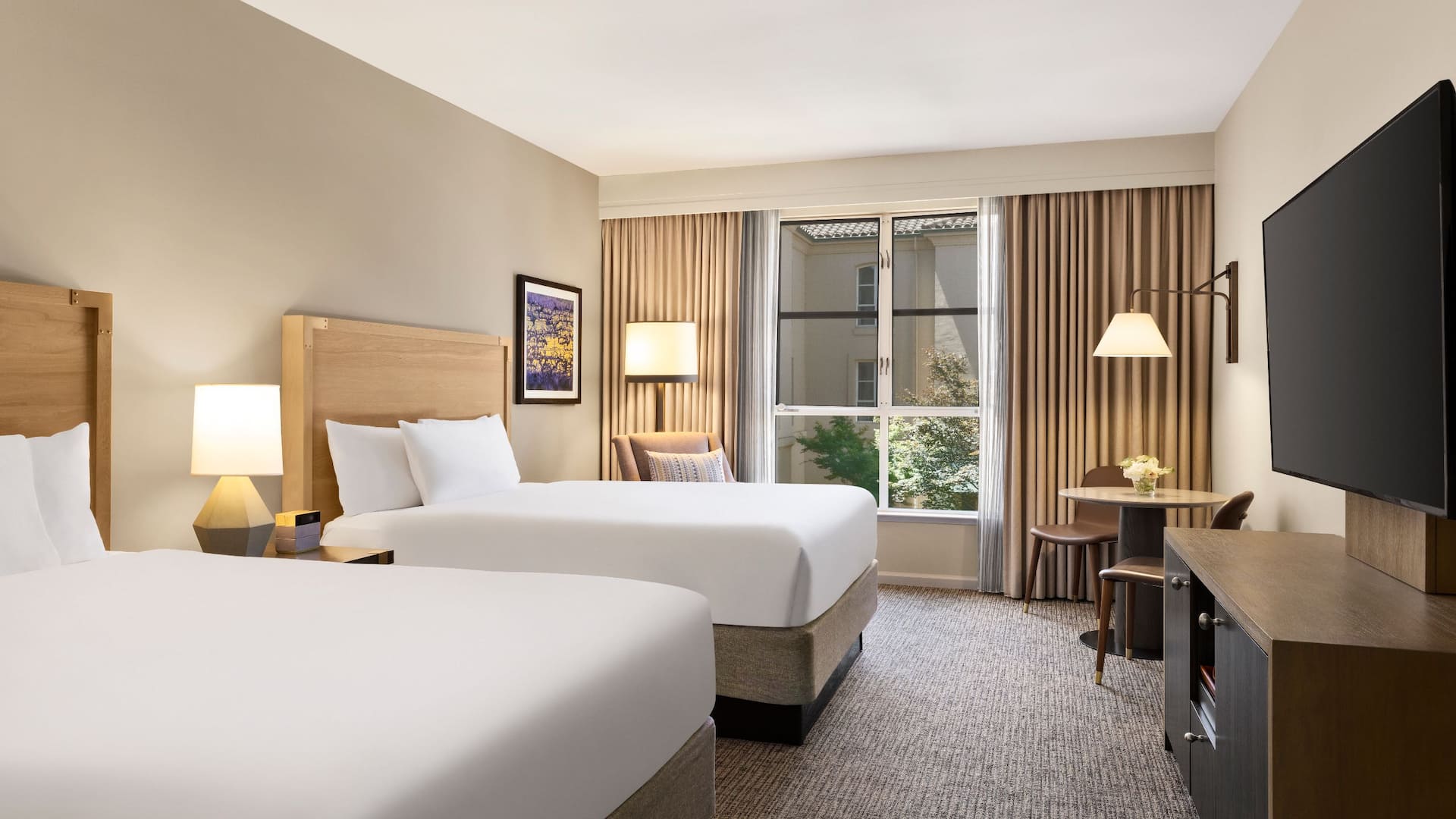 Hyatt Regency Sonoma Wine Country Courtyard Guestroom Double Queen Beds