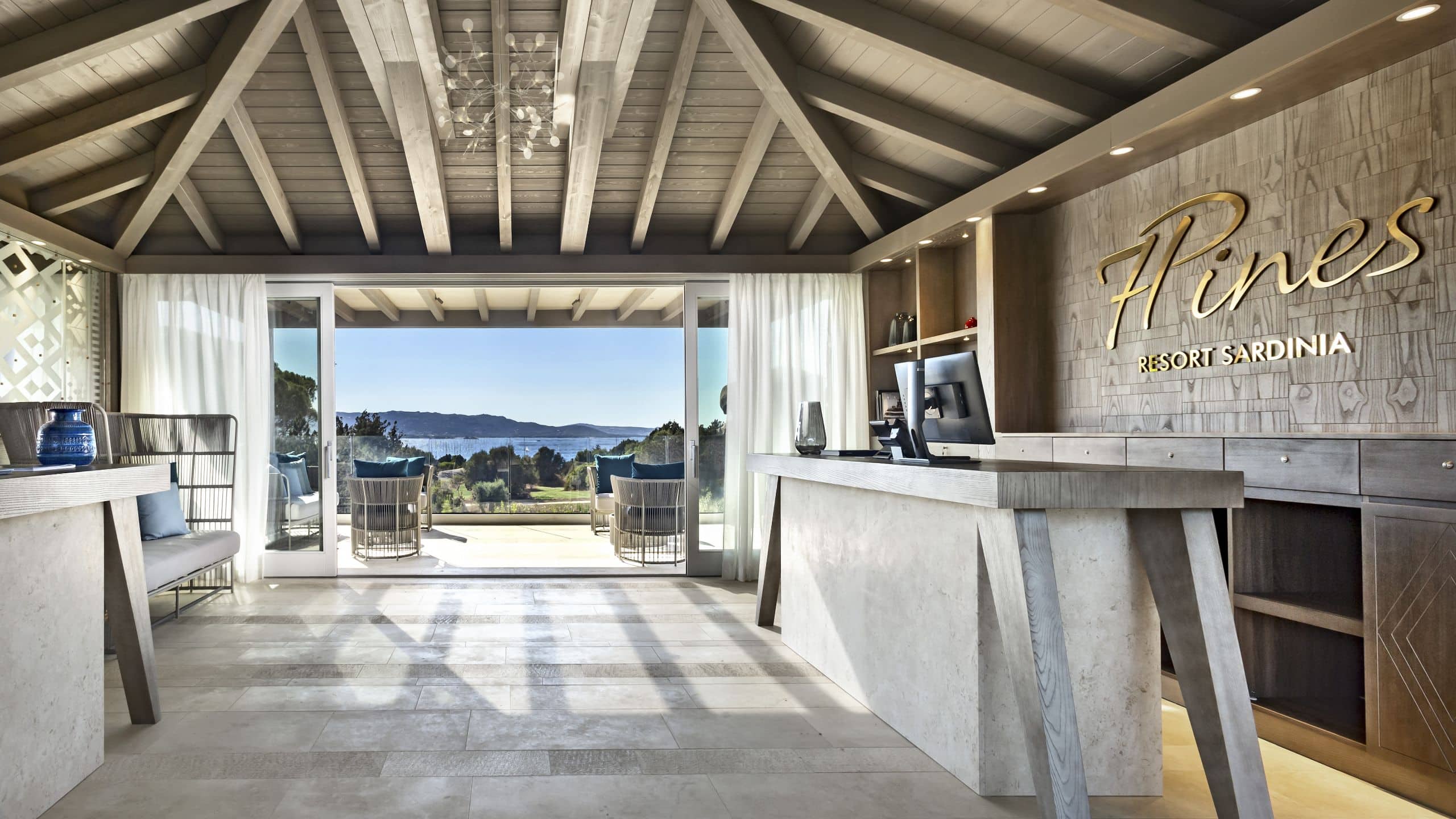 7Pines Resort Sardinia Reception